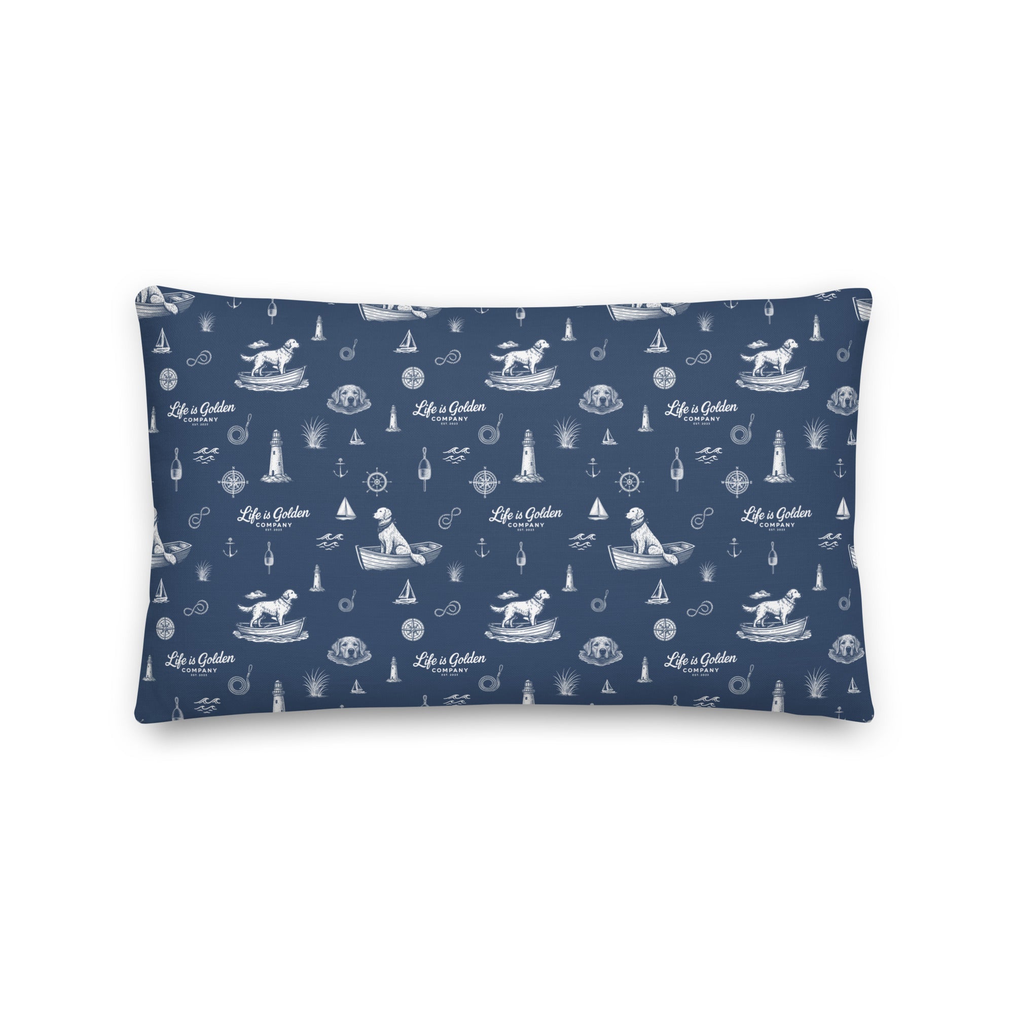 Golden Harbor Pillow