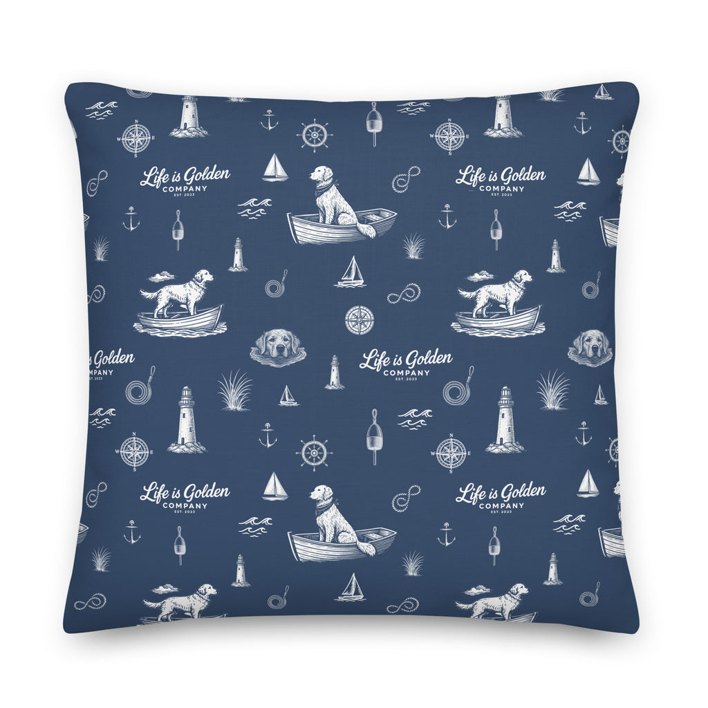 Golden Harbor Pillow