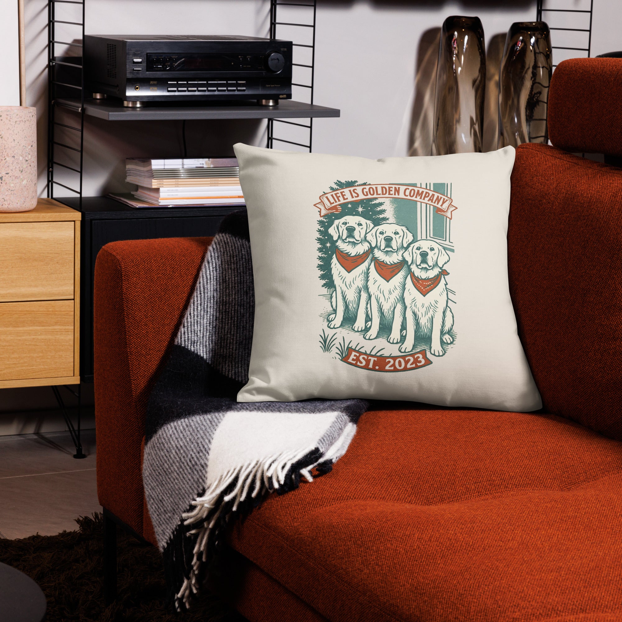 Three for Xmas Pillow