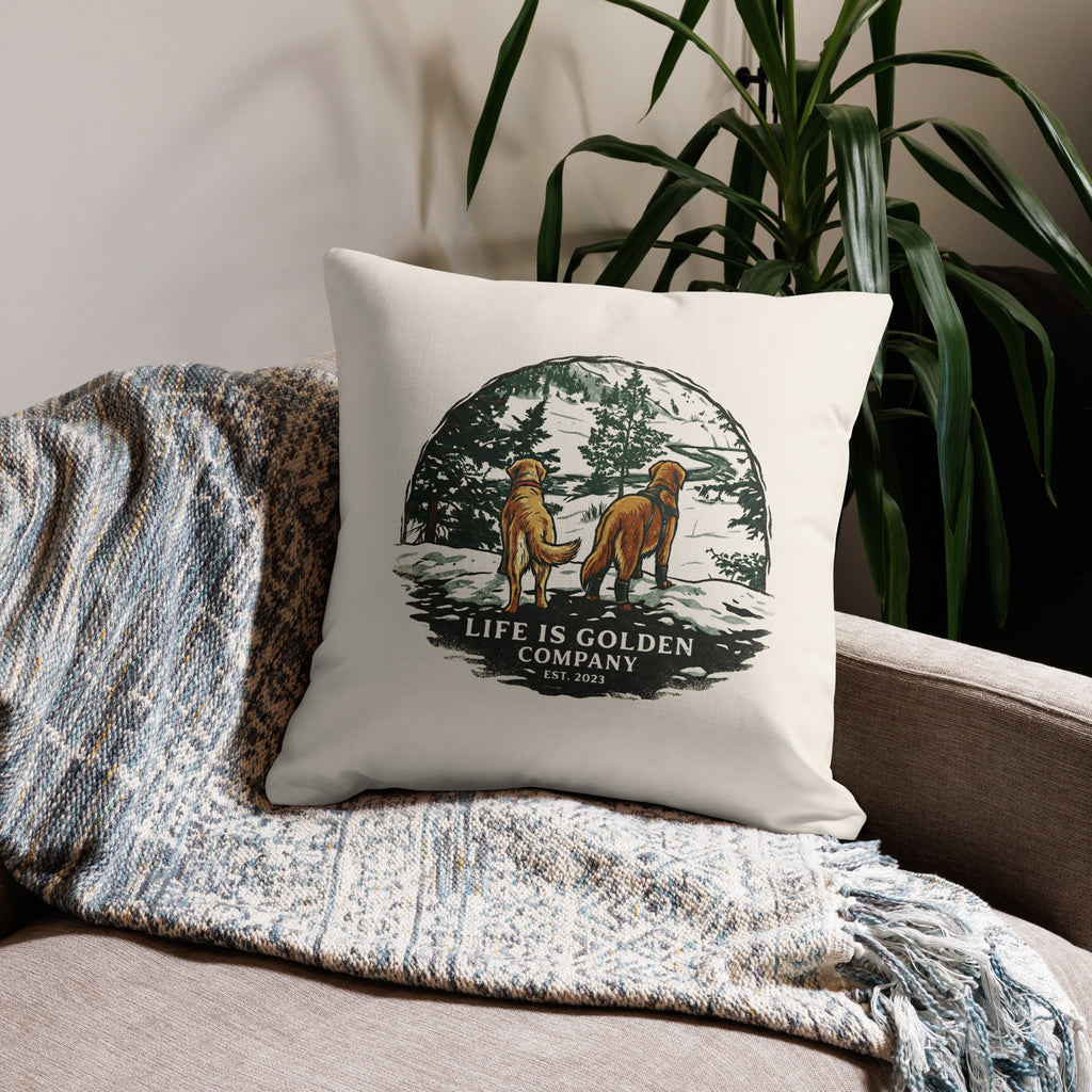 Where the Snow Leads Pillow