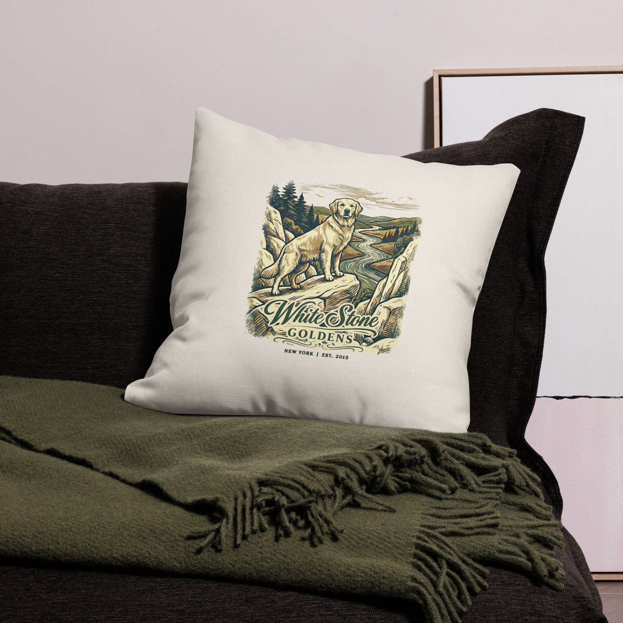 White Stone Goldens Premium Pillow