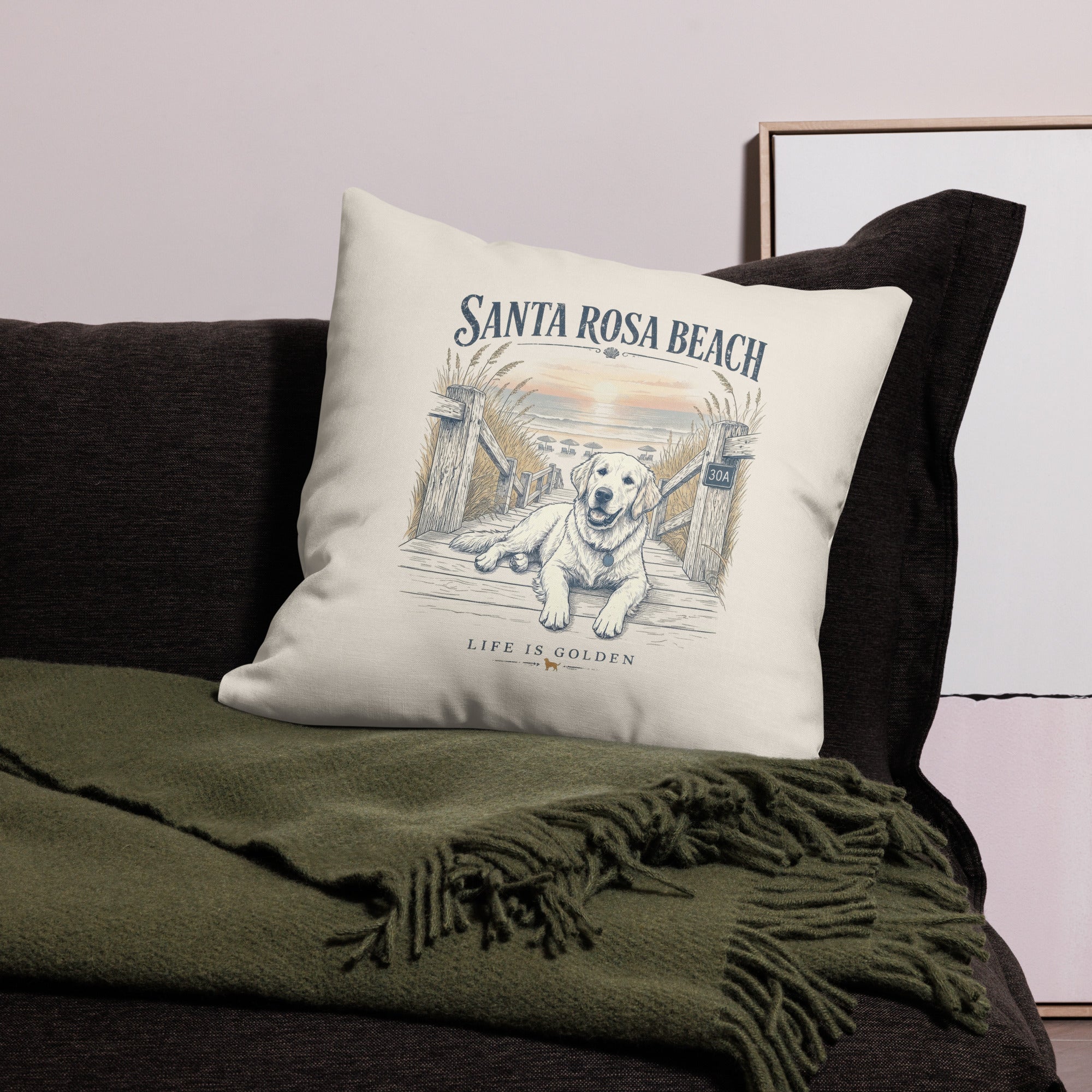 Santa Rosa Beach Premium Pillow
