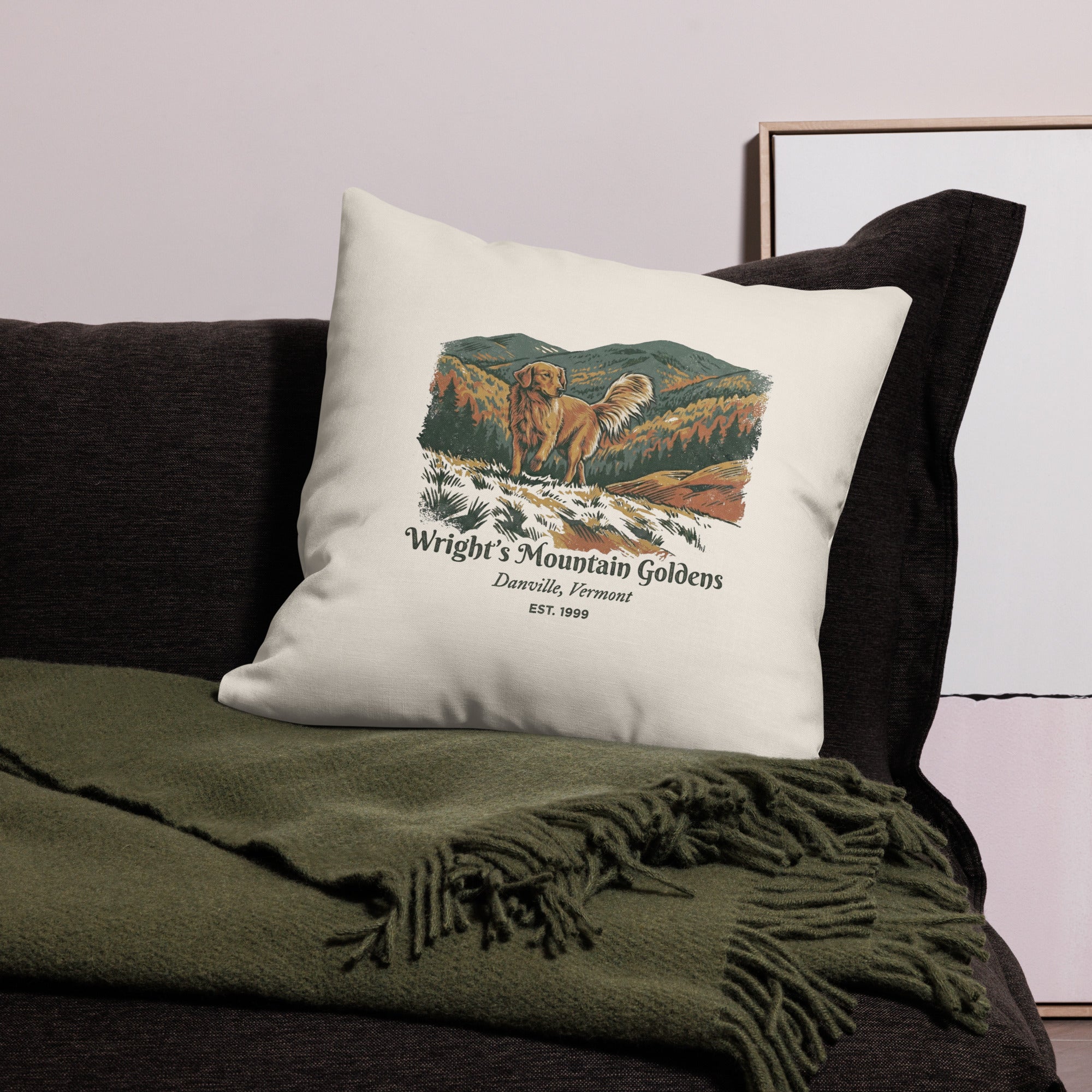 Wright's Mountain Goldens Premium Pillow