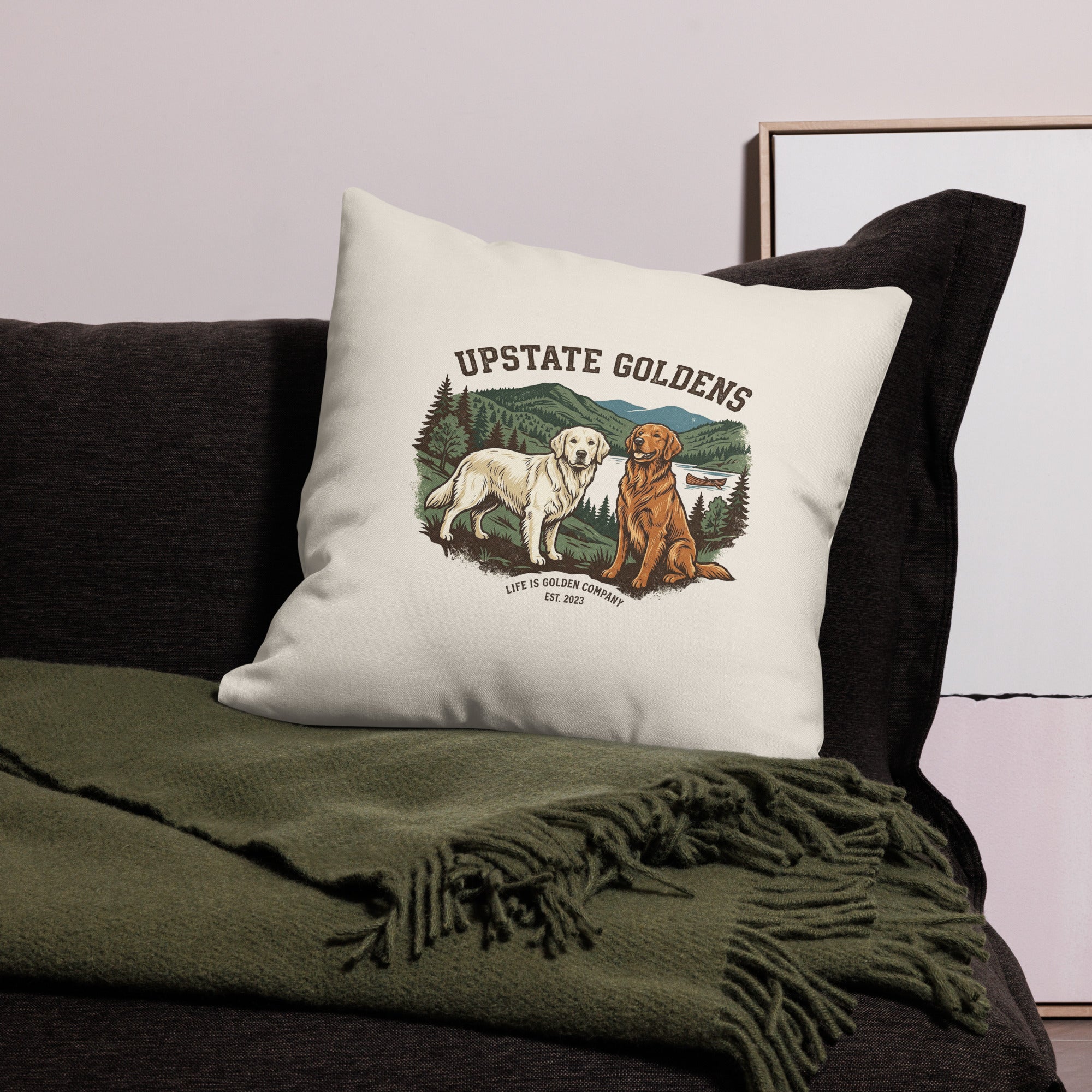 Upstate Goldens Premium Pillow