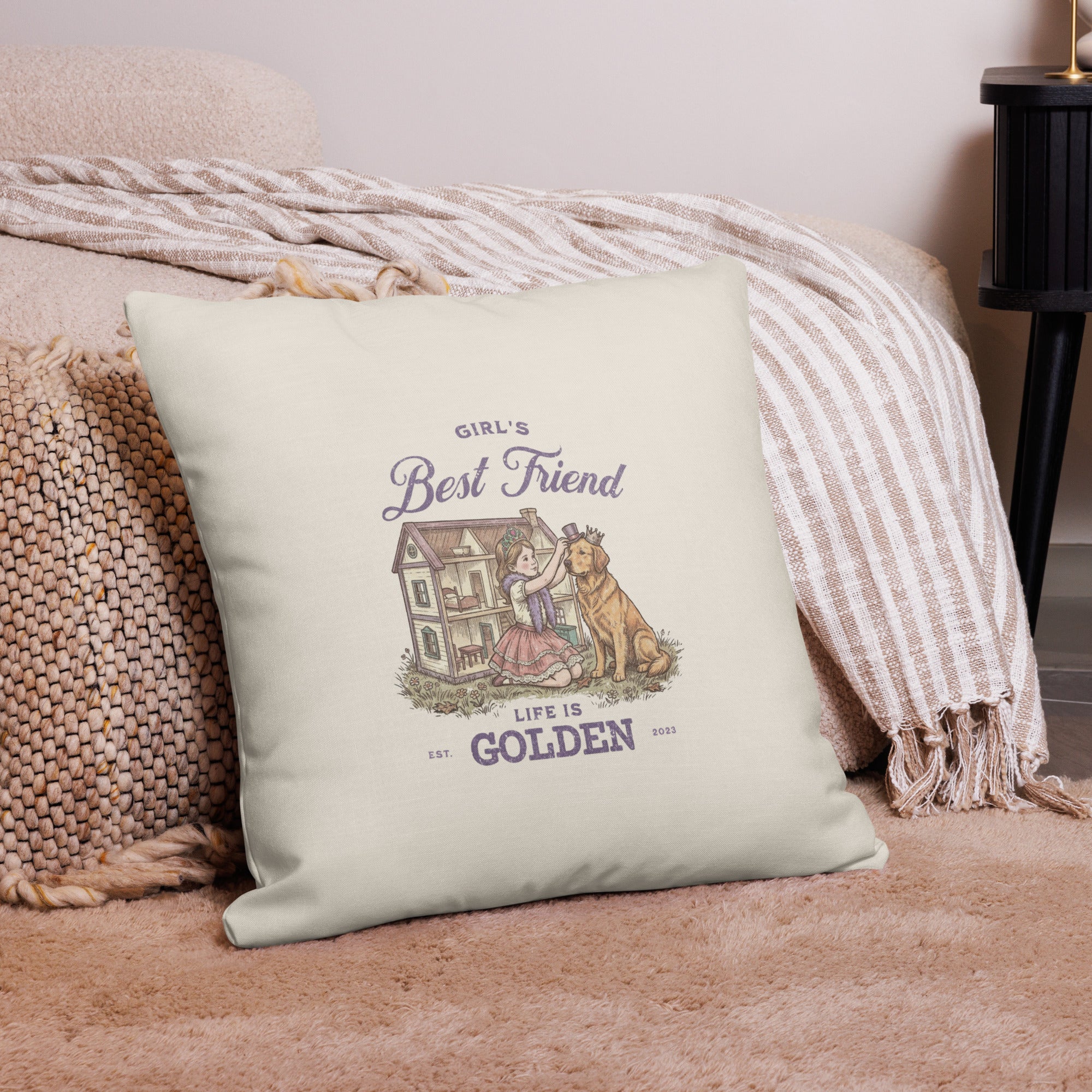 Girl's Best Friend Mother's Day Limited Edition Pillow