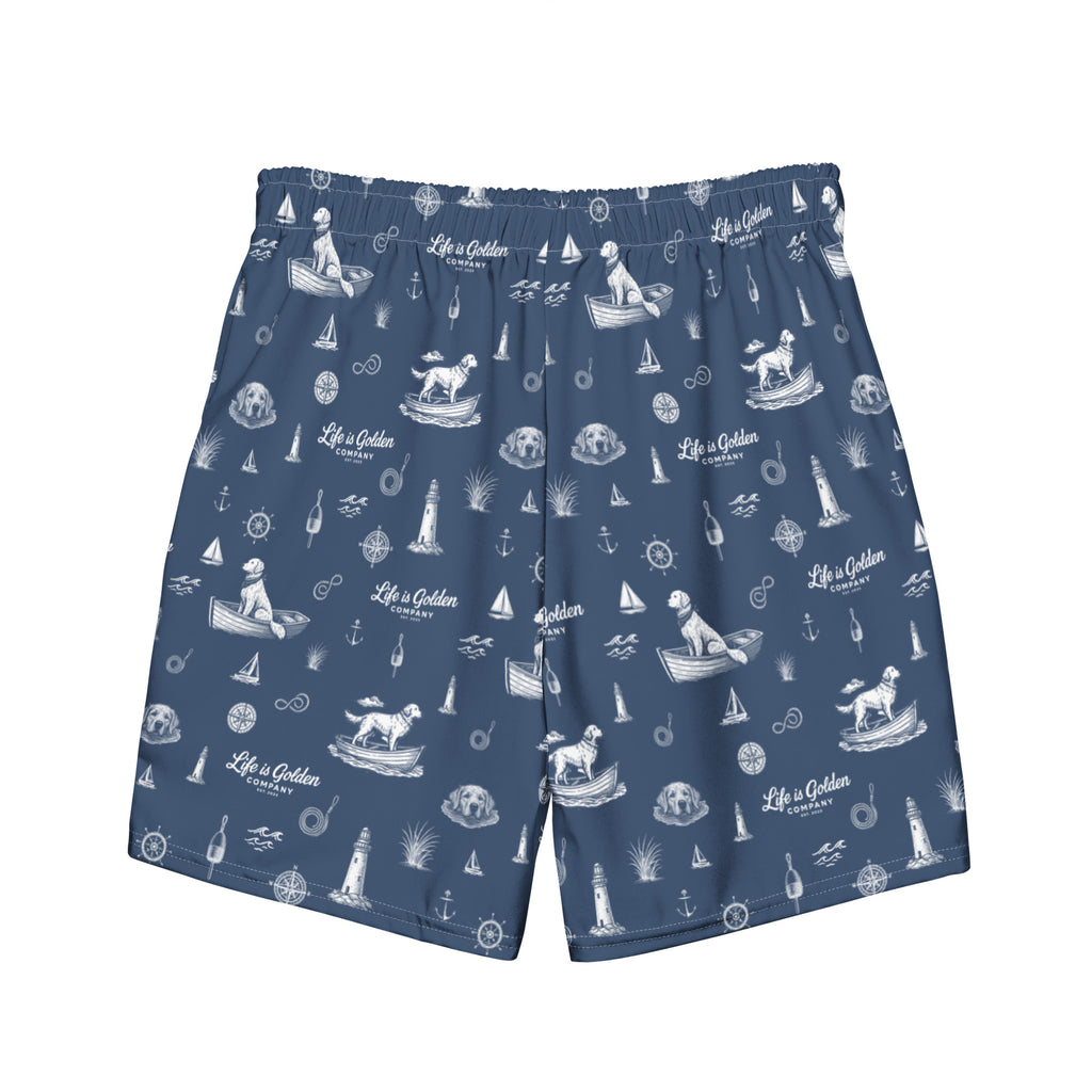 Golden Harbor Swim Trunks