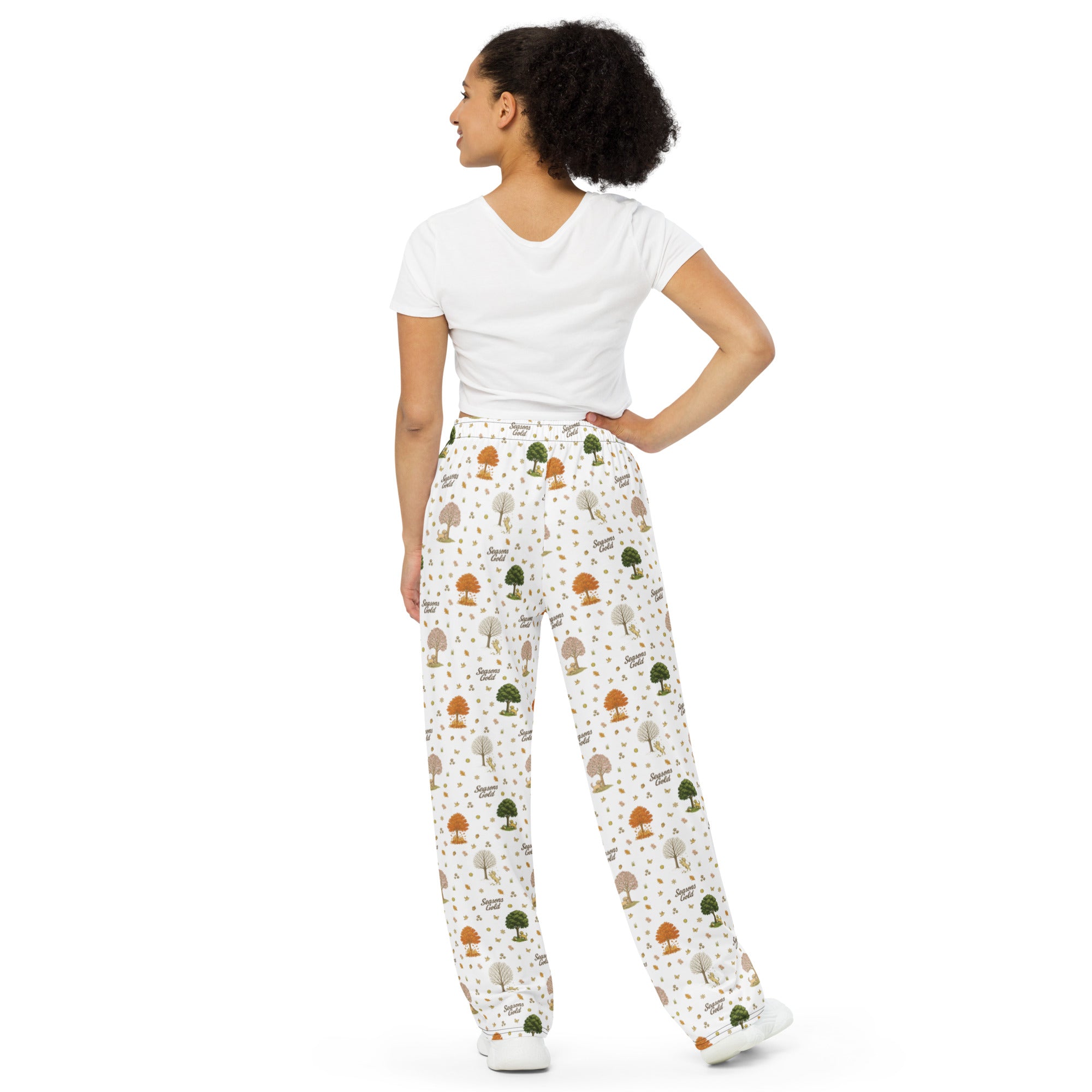 Seasons Gold unisex wide-leg pants