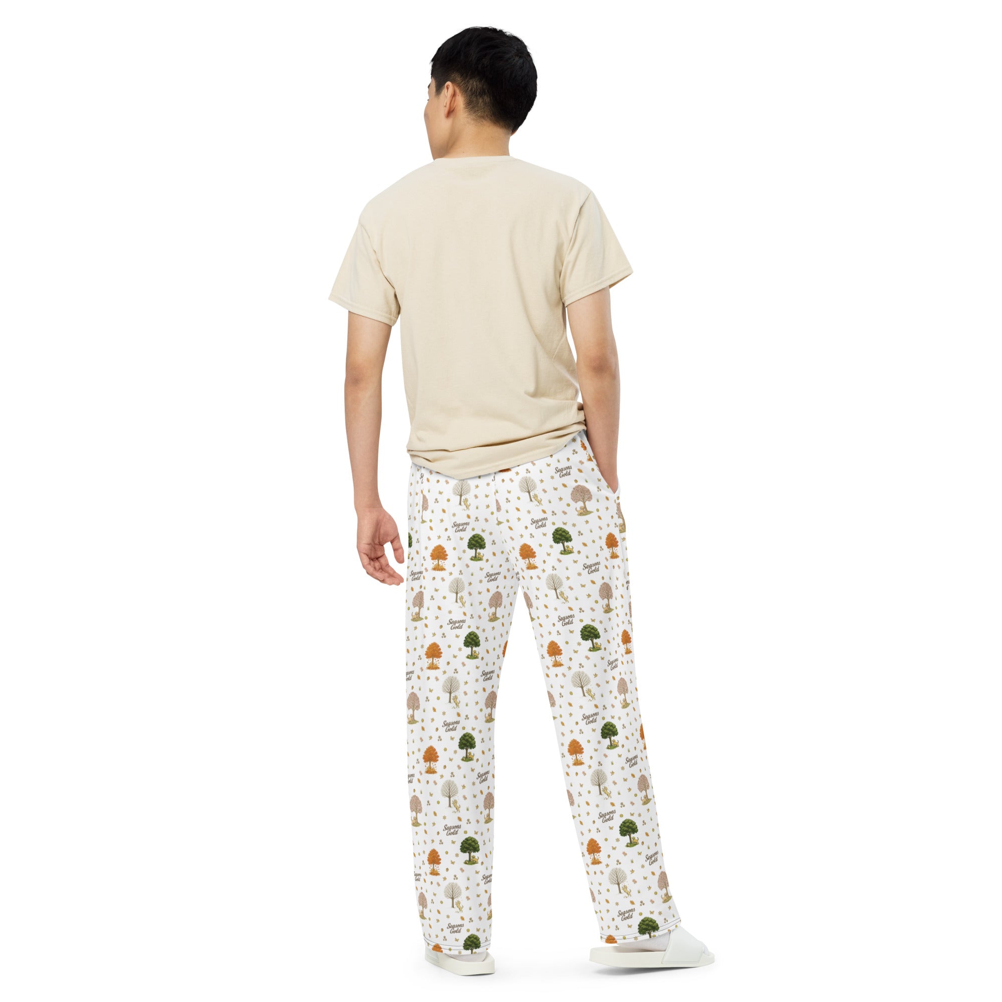 Seasons Gold unisex wide-leg pants