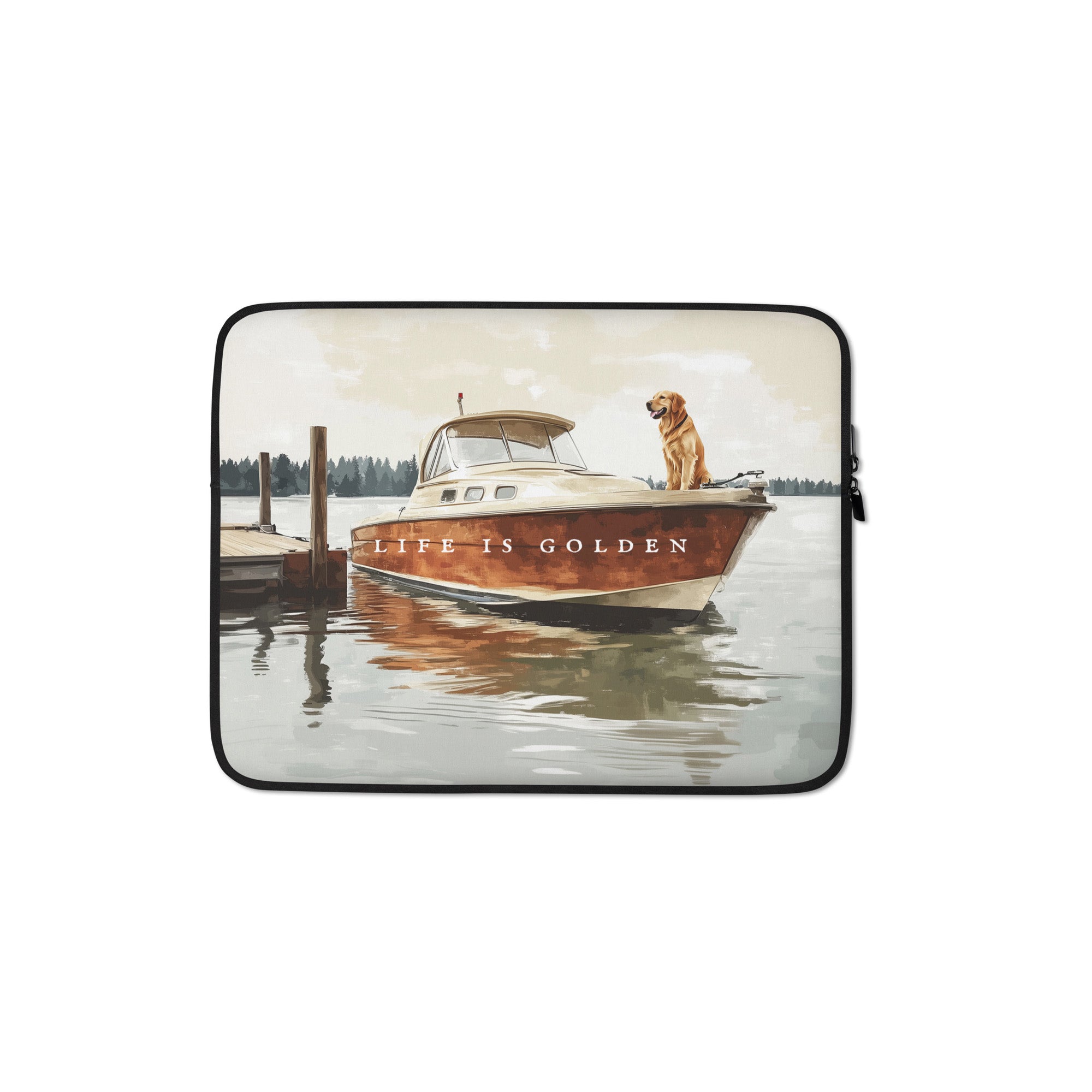 Anchors Away Retriever Laptop Sleeve