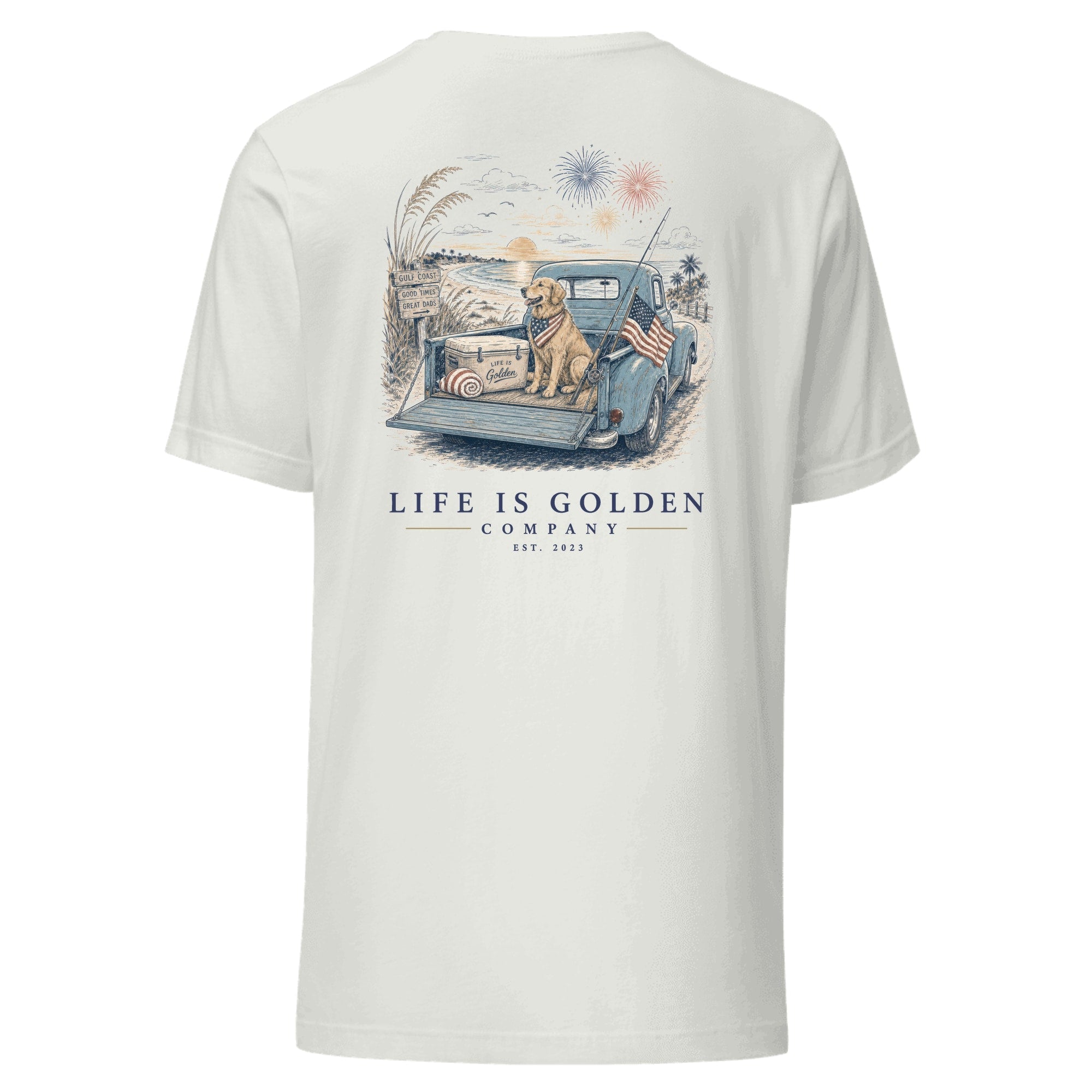 The Tailgate Patriot Tee — Ash