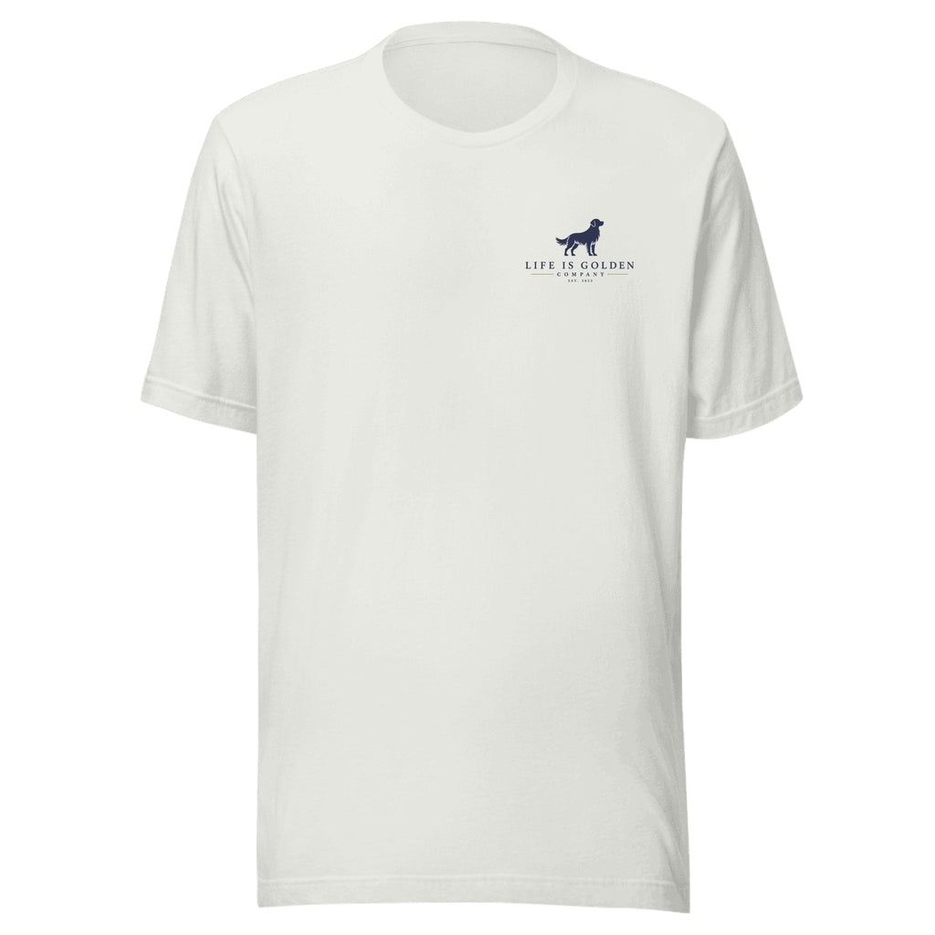 The Boathouse Flag Tee — Ash (front)
