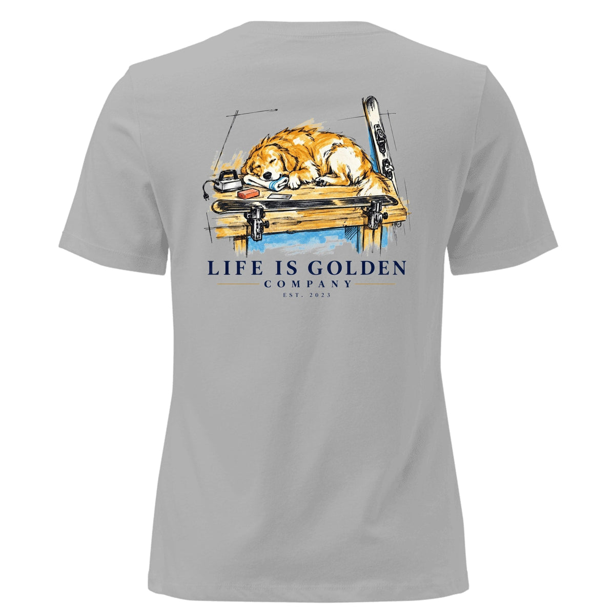 Tuning Break Women's Relaxed Tee — Athletic Heather