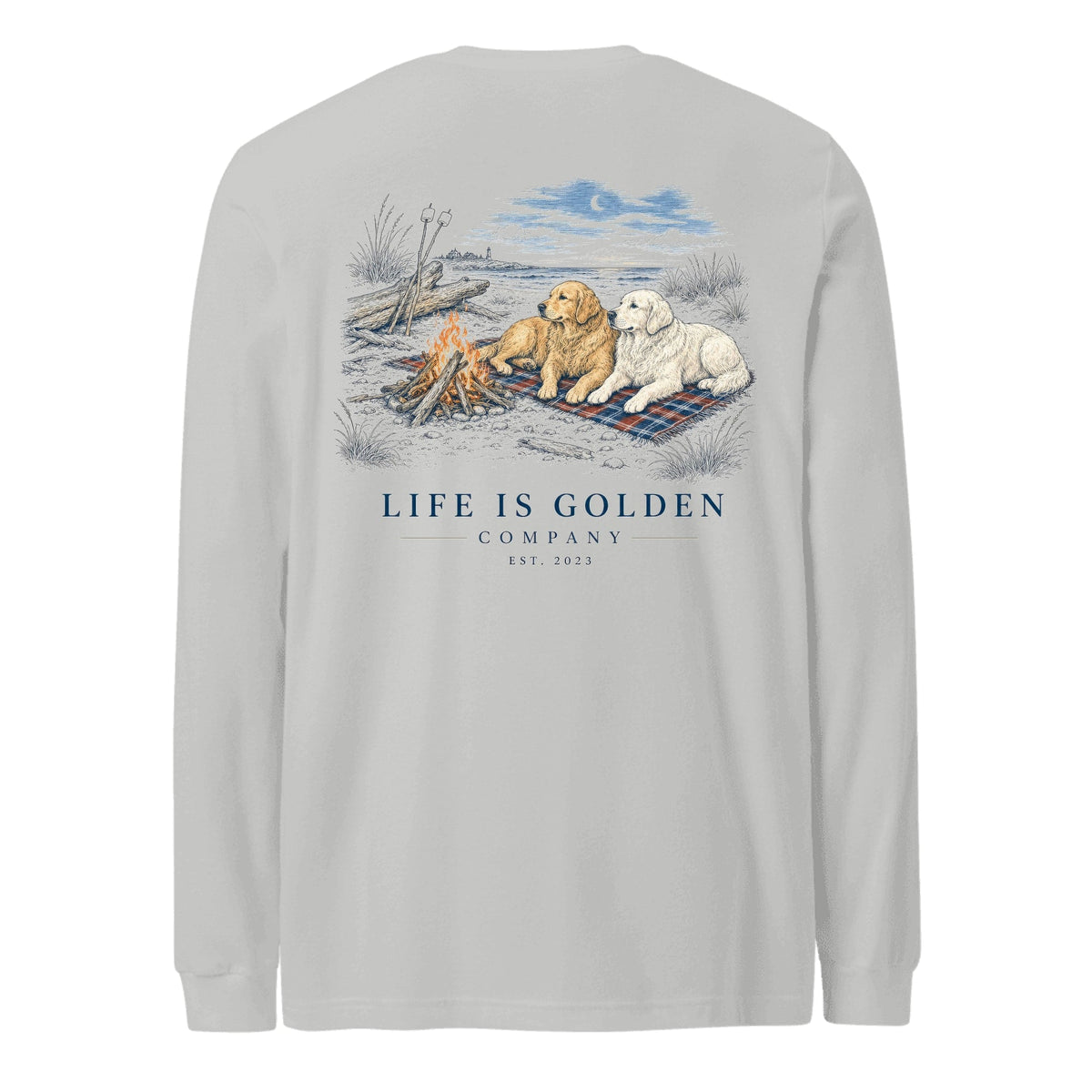 The Last Bonfire Long-Sleeve — Athletic Heather