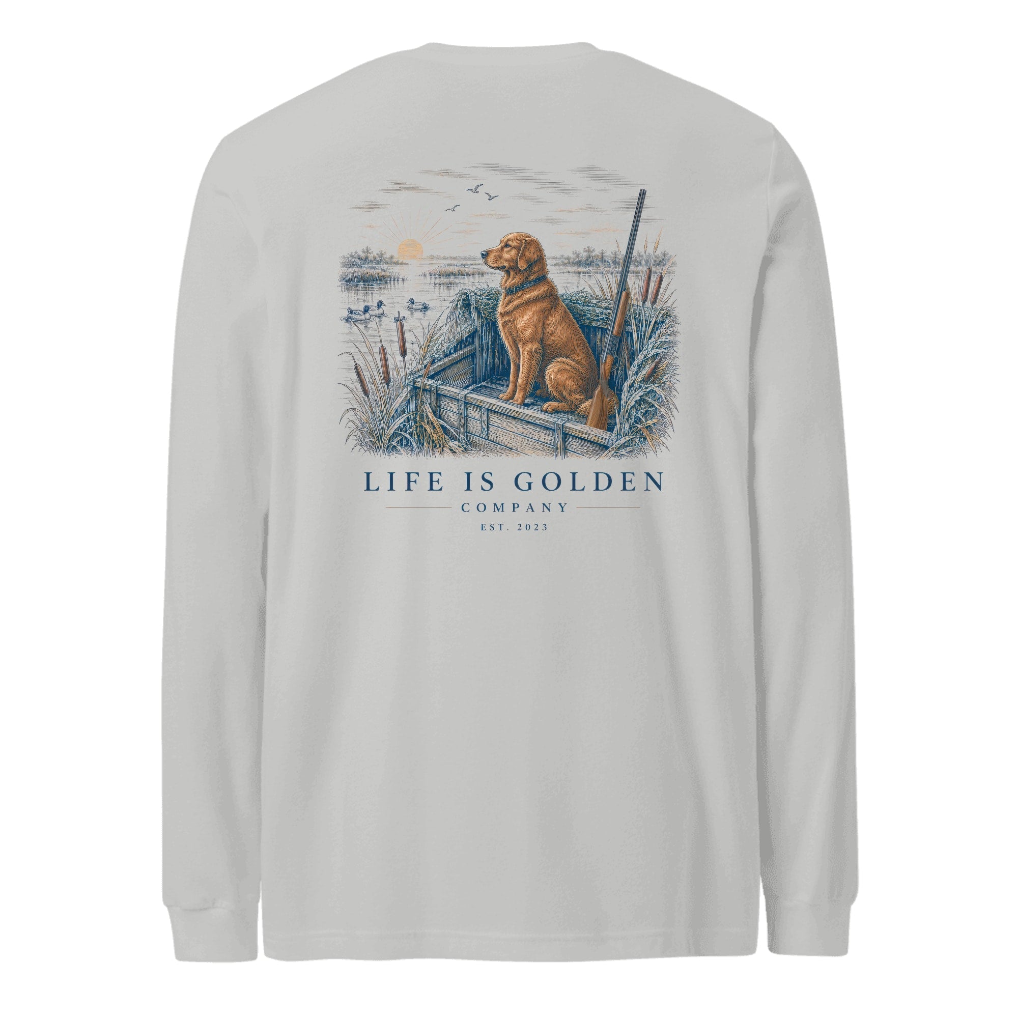 The Hunting Blind Long-Sleeve — Athletic Heather