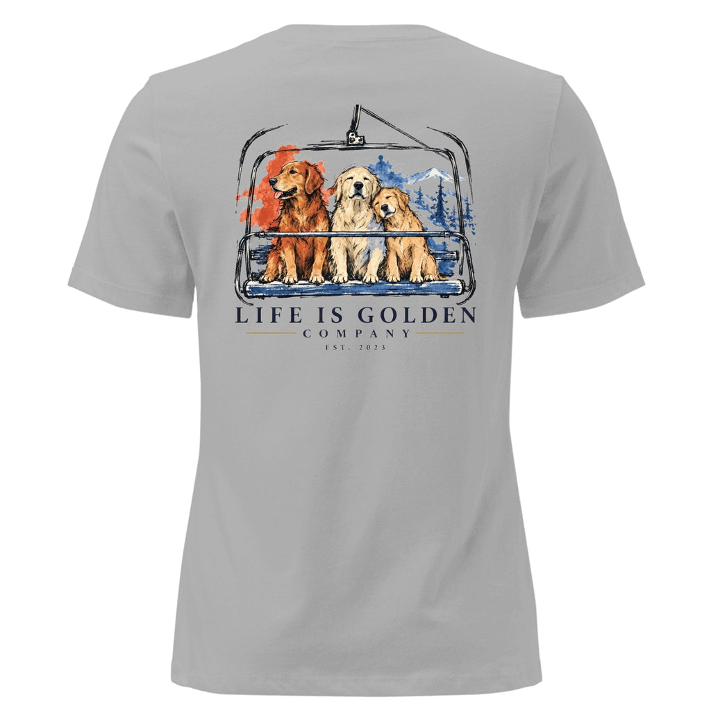 Singles Line Women's Relaxed Tee — Athletic Heather