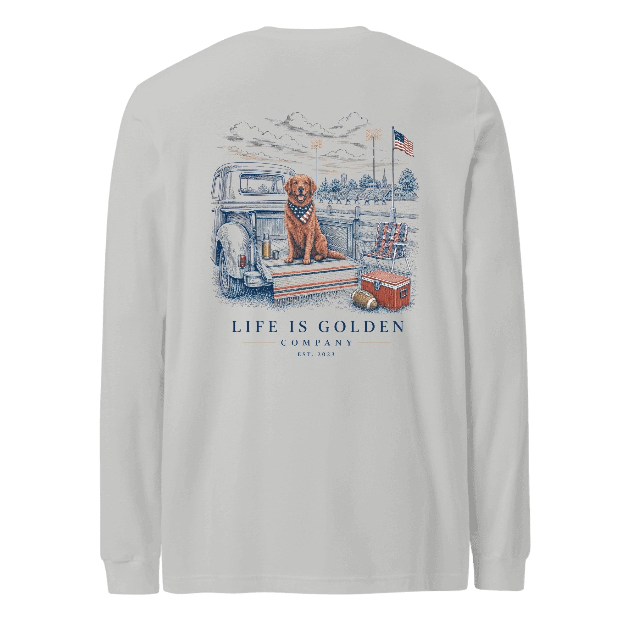 The Tailgate Kickoff Long-Sleeve — Athletic Heather