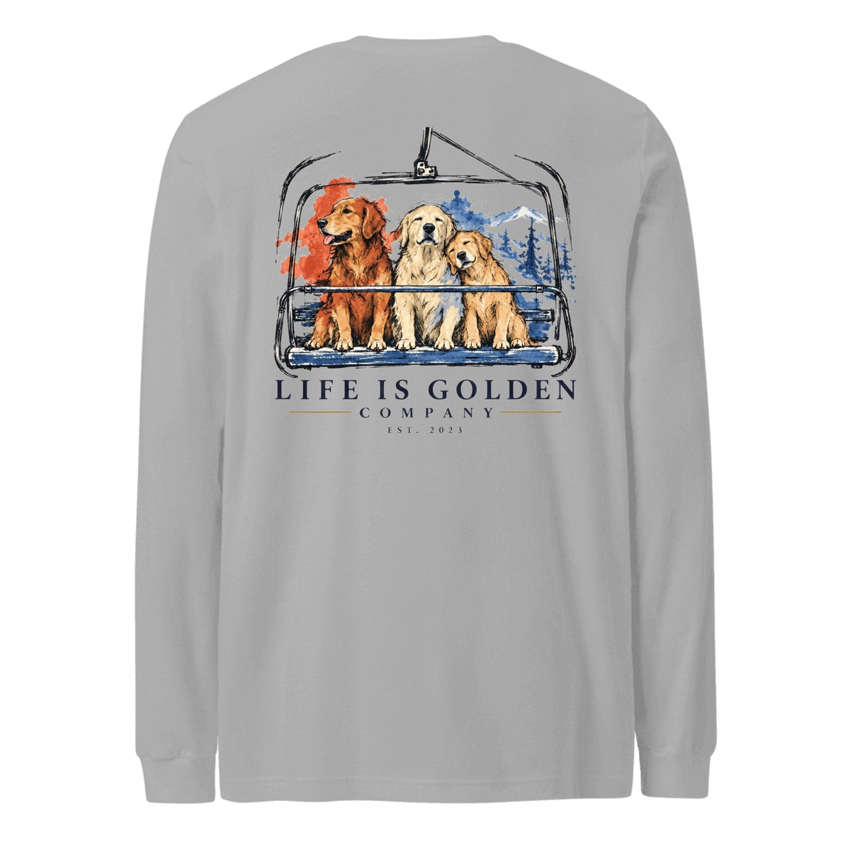 Singles Line Long-Sleeve — Athletic Heather