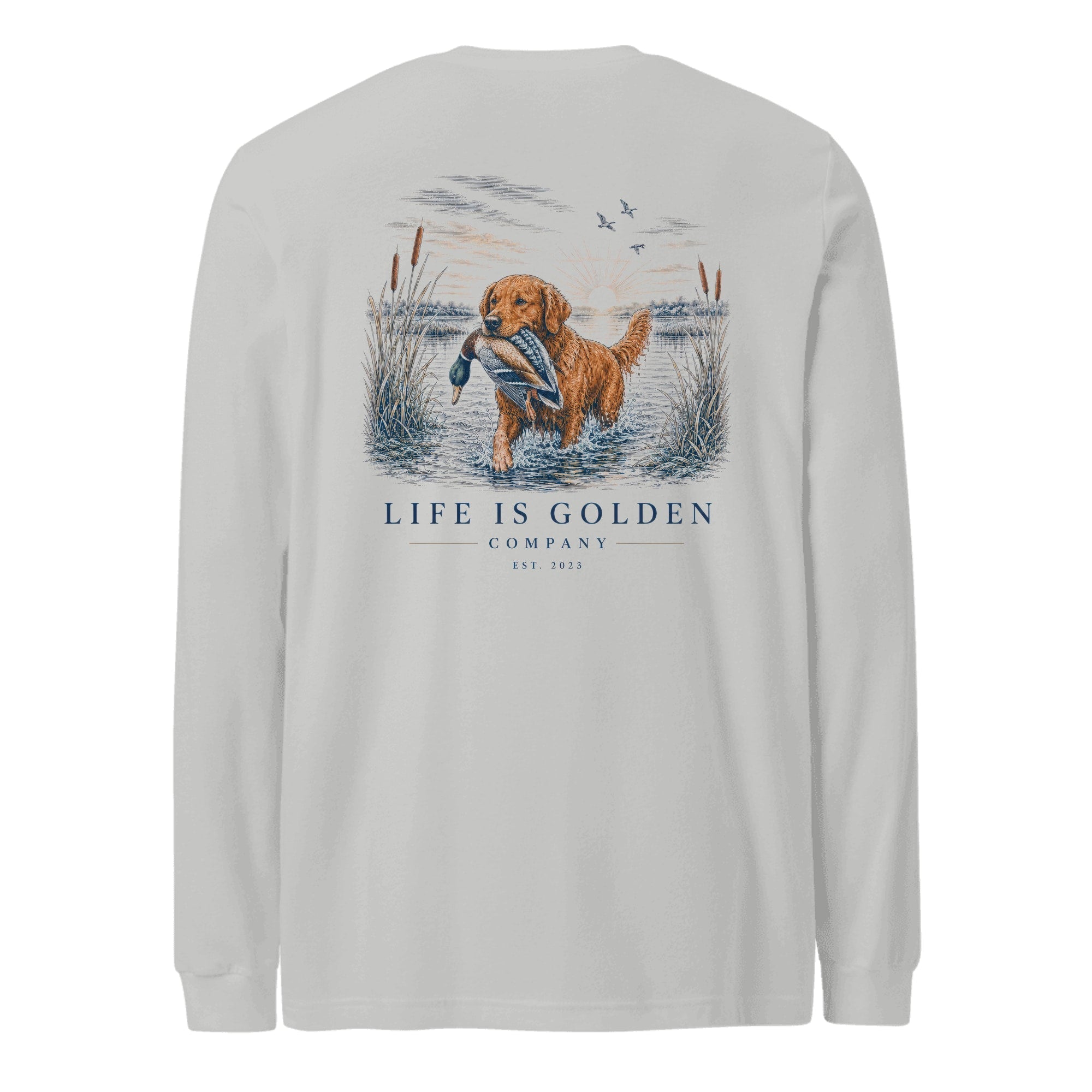 The Marsh Retrieve Long-Sleeve — Athletic Heather