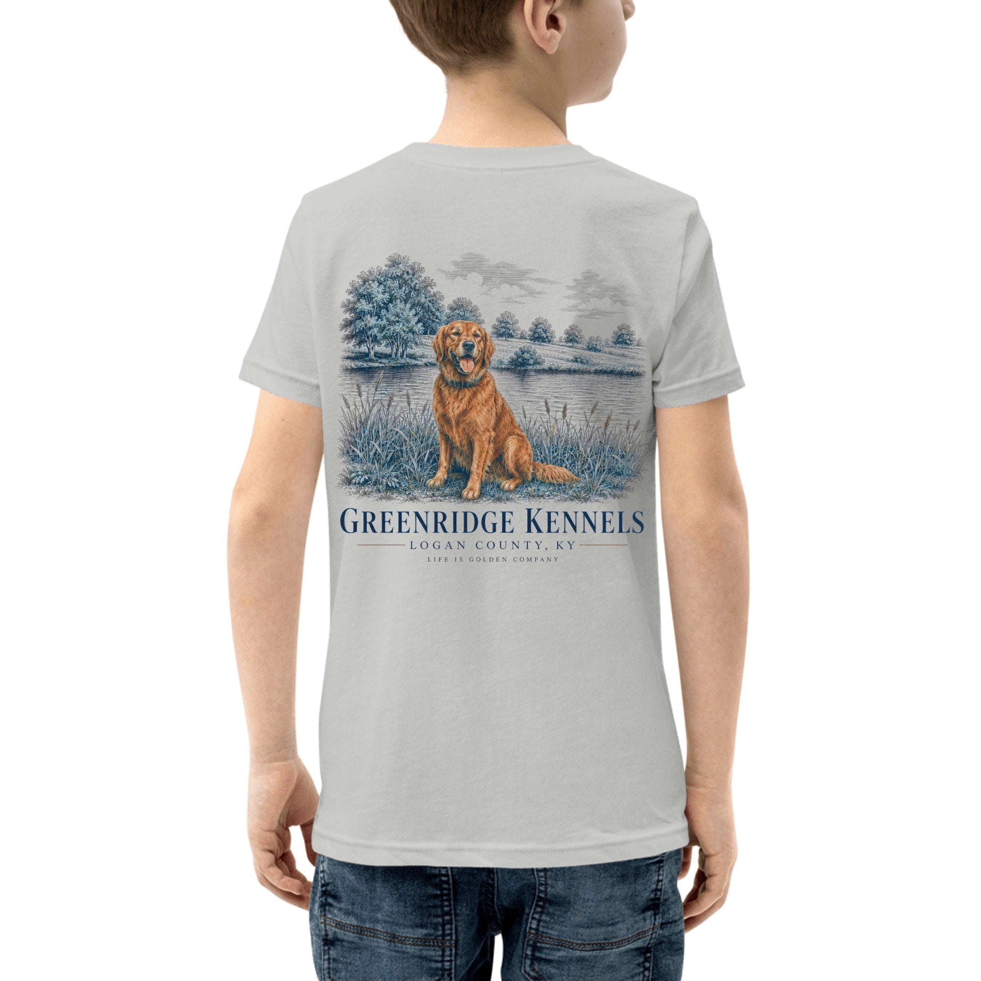 The Still Water Youth Tee — Athletic Heather