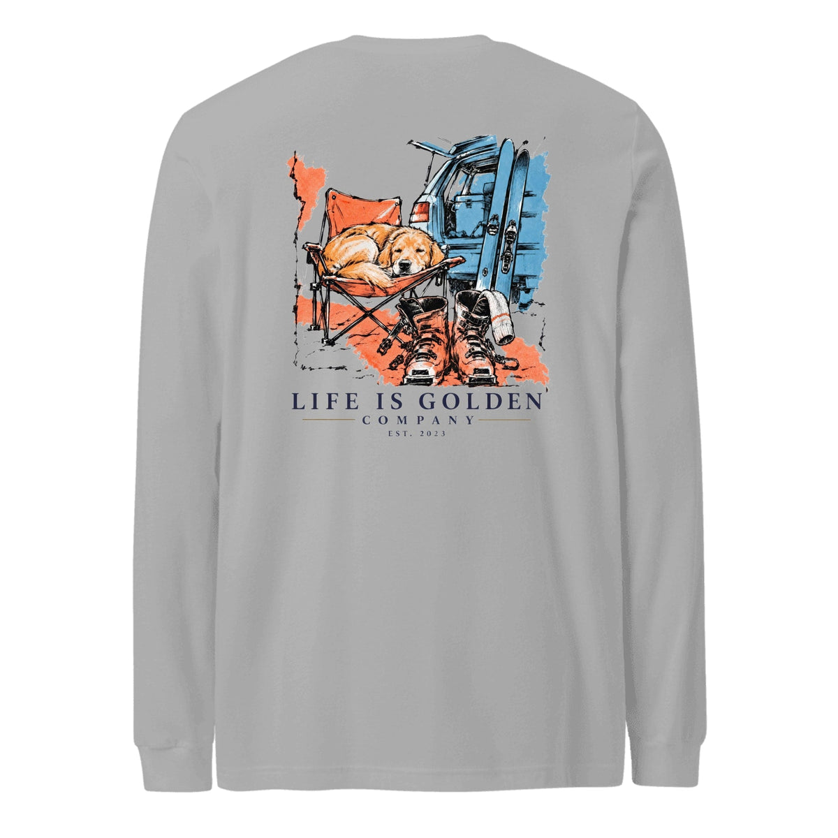 Boots Off Long-Sleeve — Athletic Heather