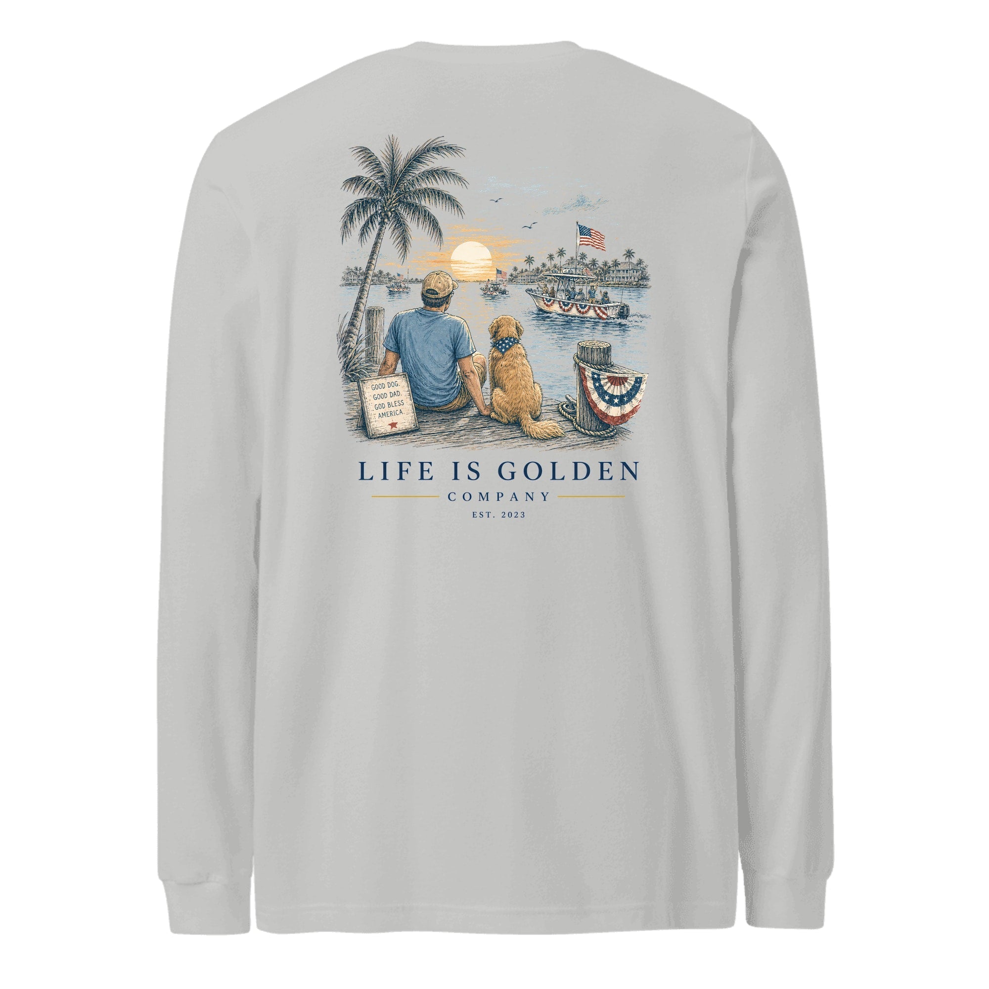 The Dock Parade Long-Sleeve — Athletic Heather