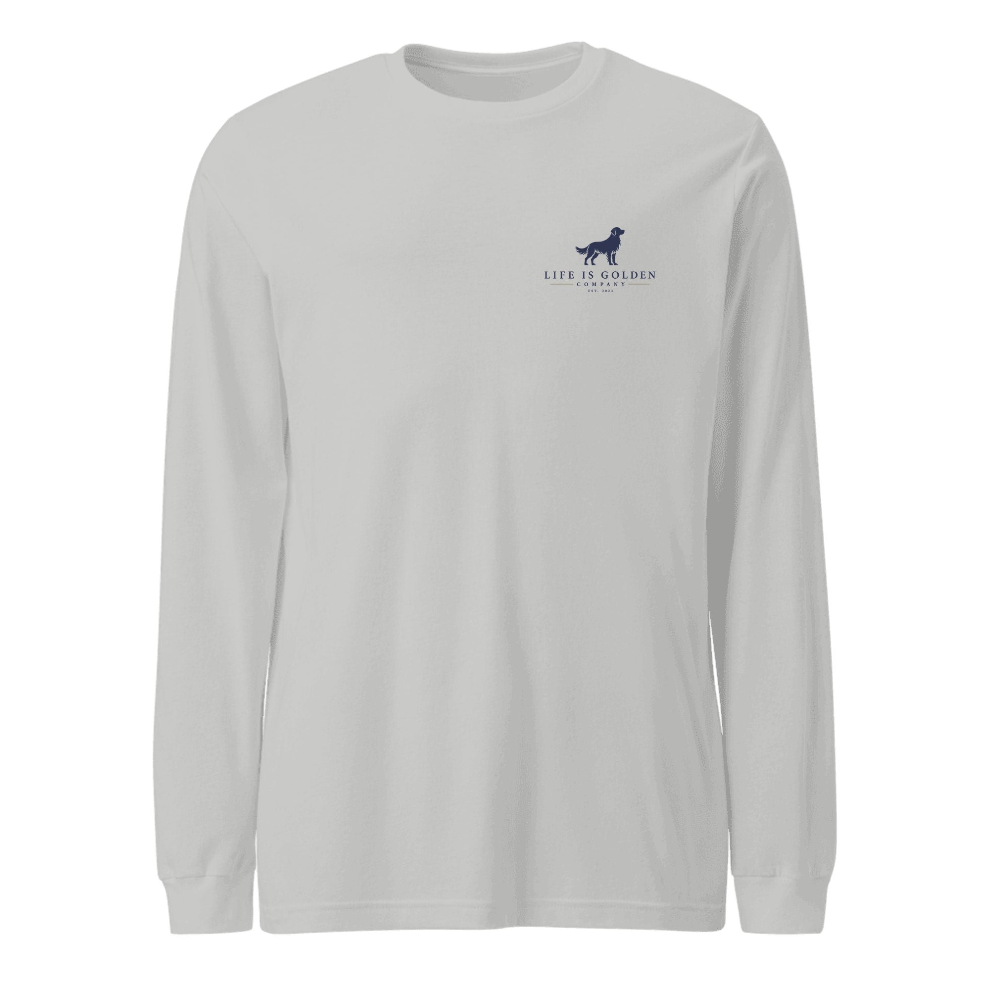 The Morning Routine Long-Sleeve — Athletic Heather (front)