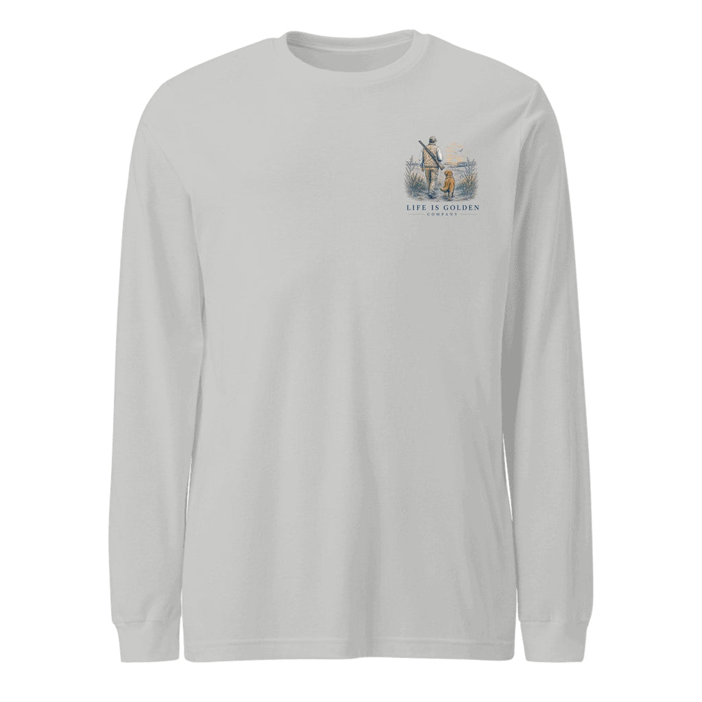 The First Light Long-Sleeve — Athletic Heather (front)
