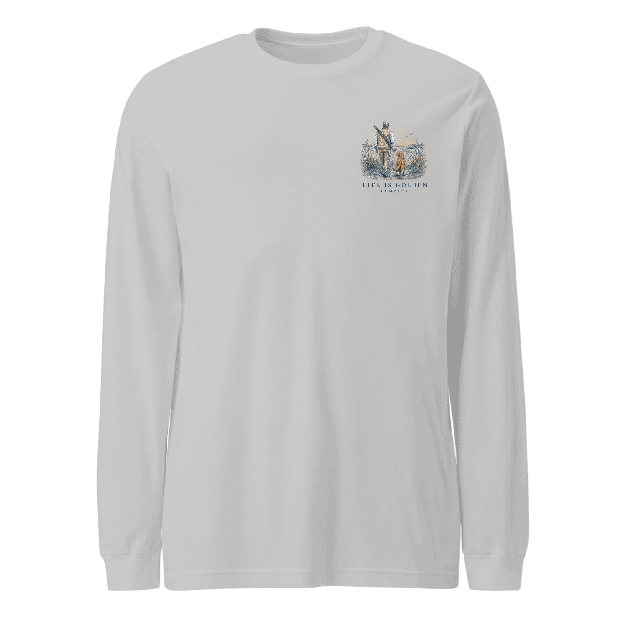 The First Light Long-Sleeve — Athletic Heather (front)
