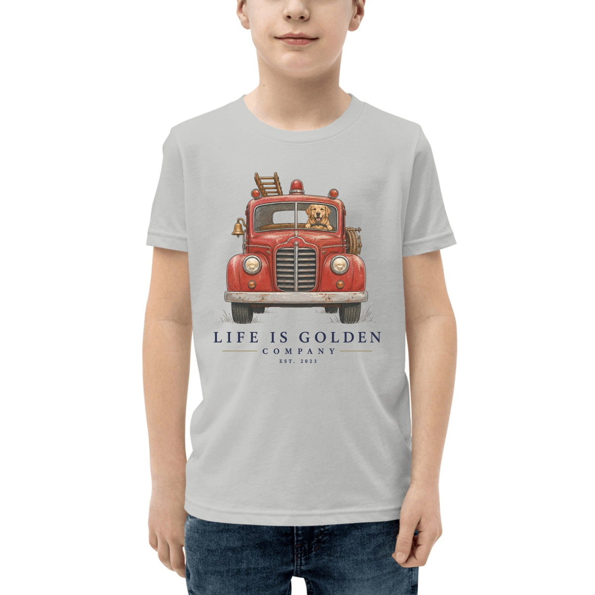 The First Alarm Youth Tee — Athletic Heather