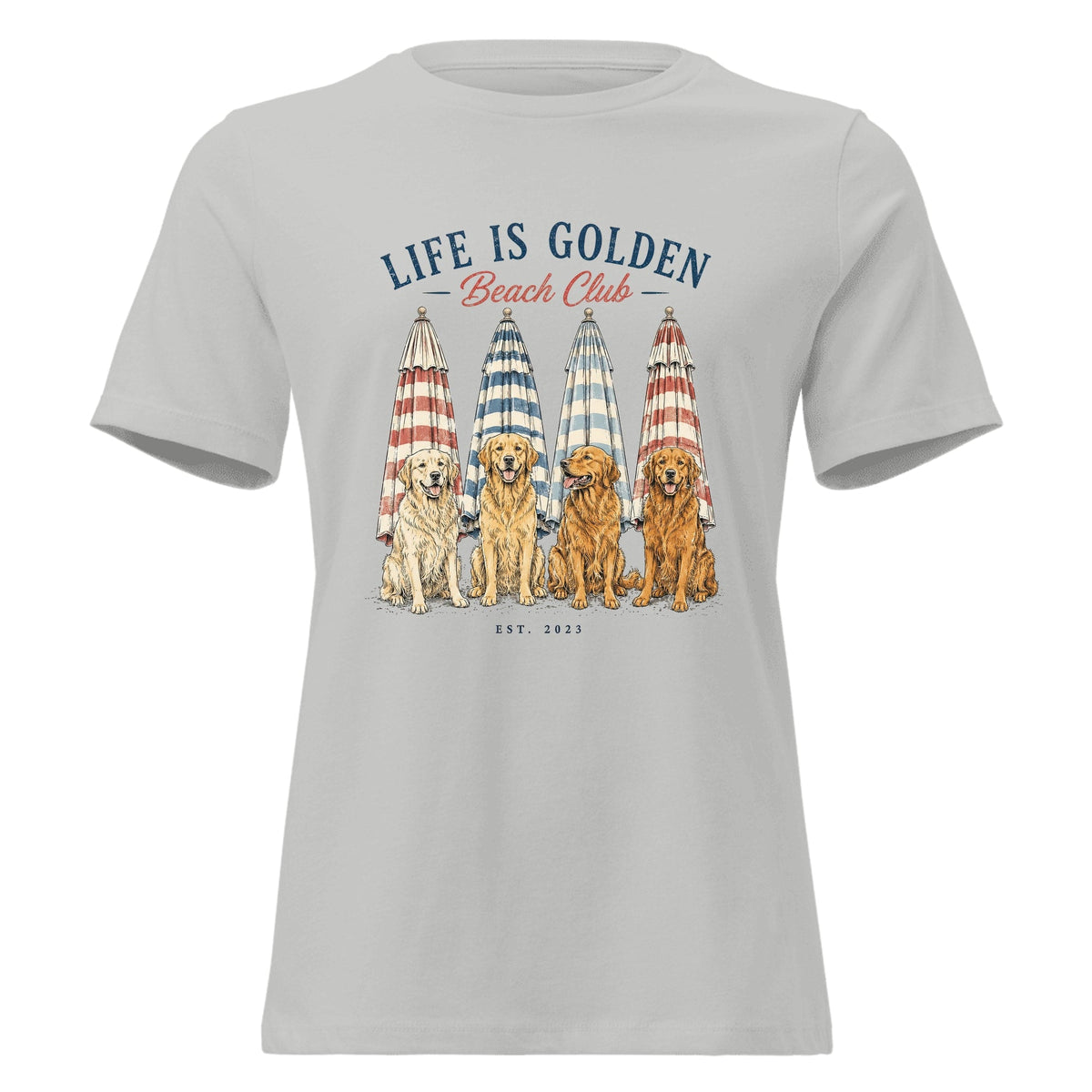 The Umbrella Line Women's Tee — Athletic Heather
