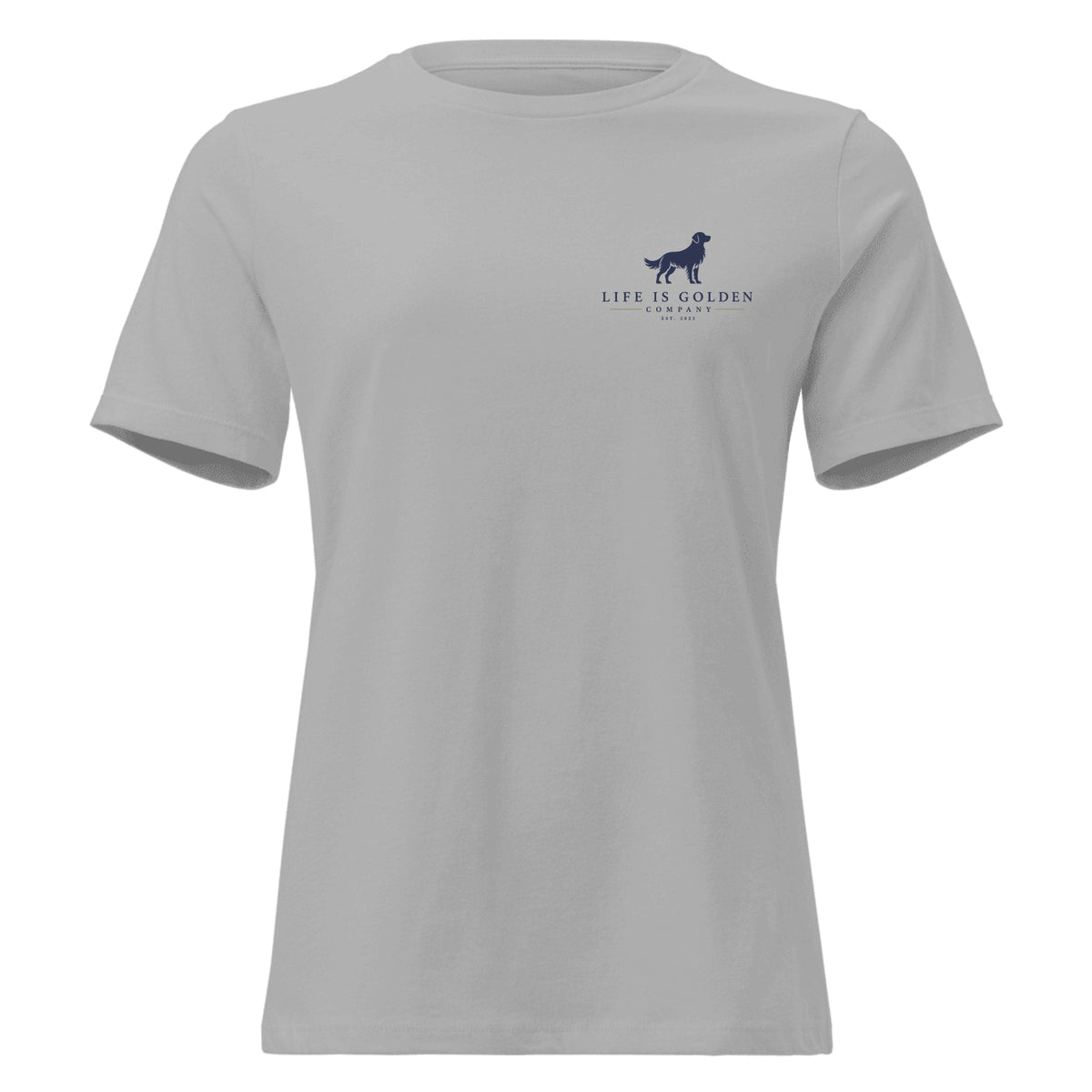 Tuning Break Women's Relaxed Tee — Athletic Heather (front)