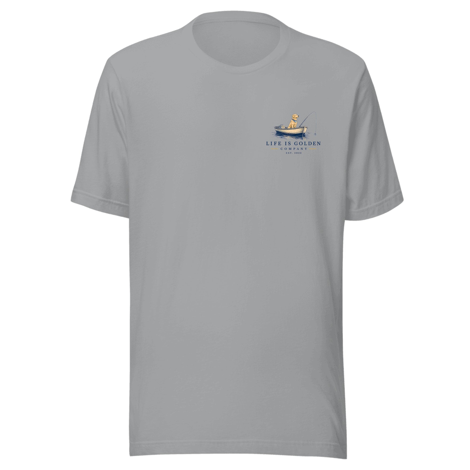 The First Mate Tee — Athletic Heather (front)