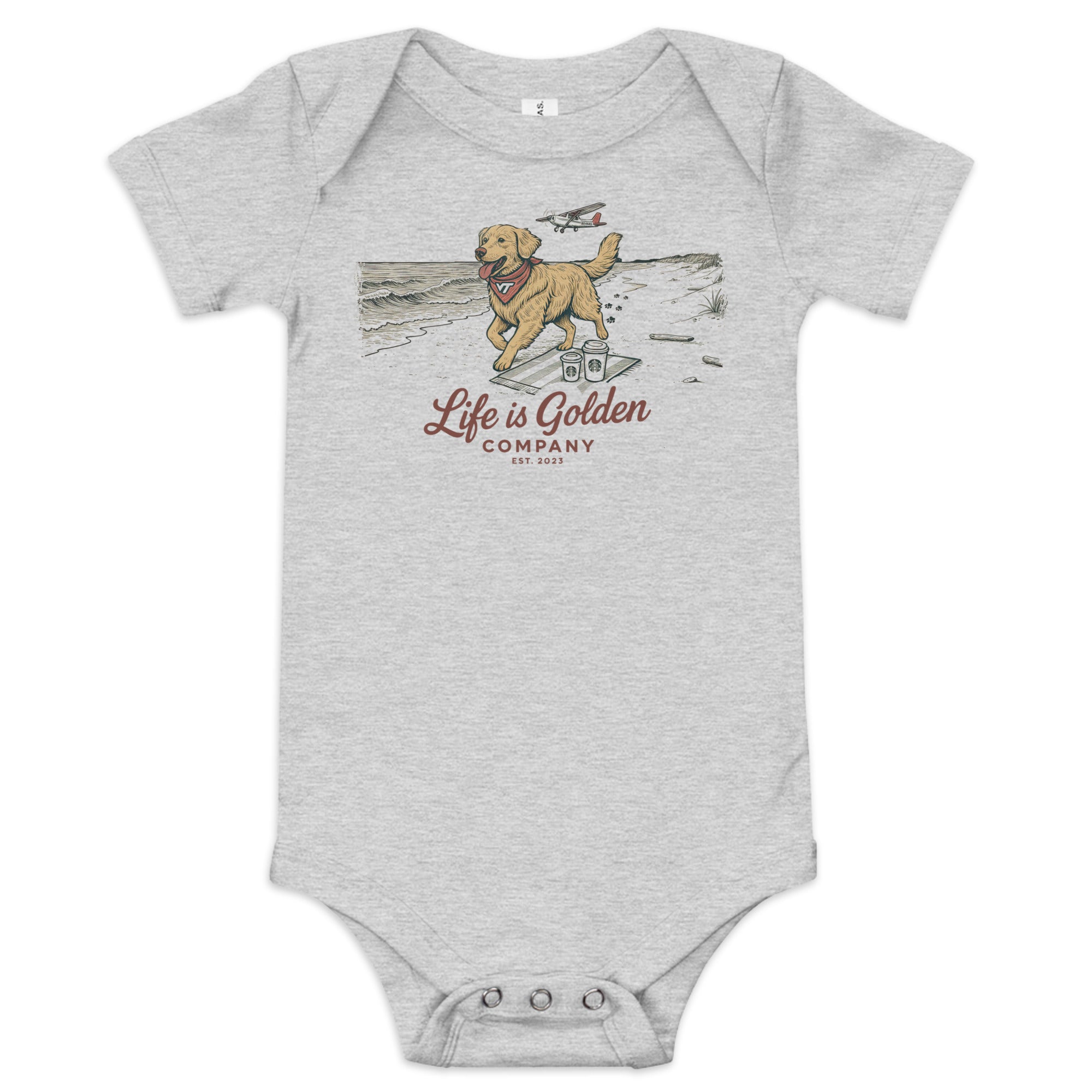 VT Beach Run Onesie