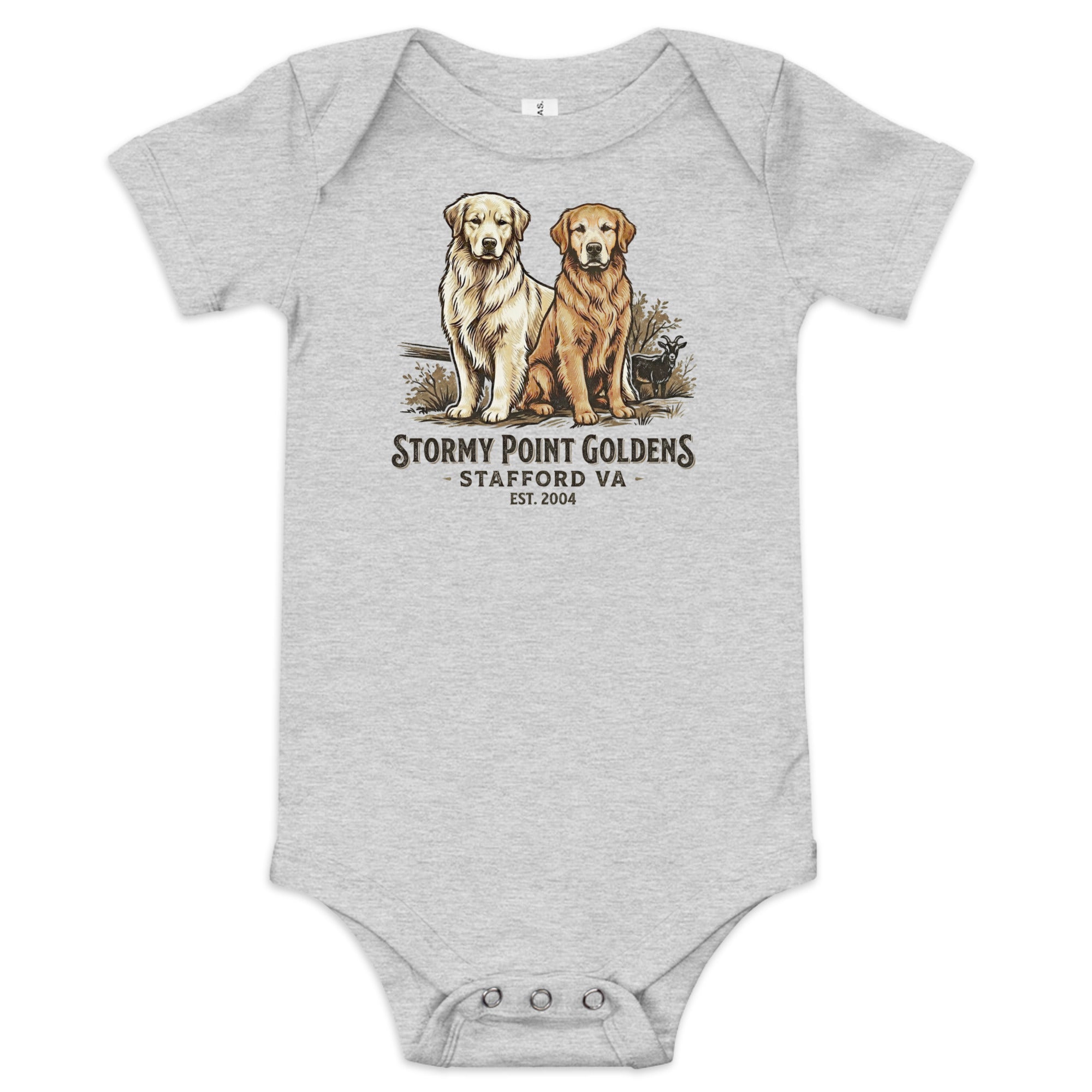 Stormy Point Baby Onesie