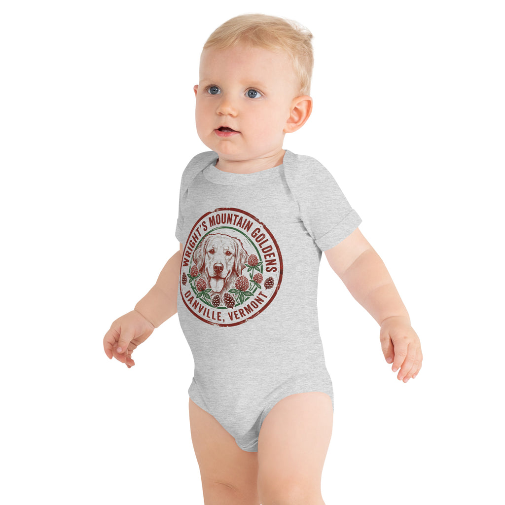 Wright's Mountain Goldens Baby short sleeve onesie