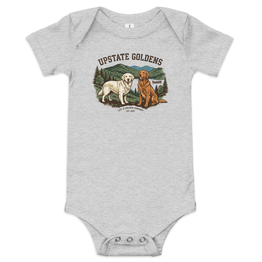 Upstate Goldens Baby Onesie