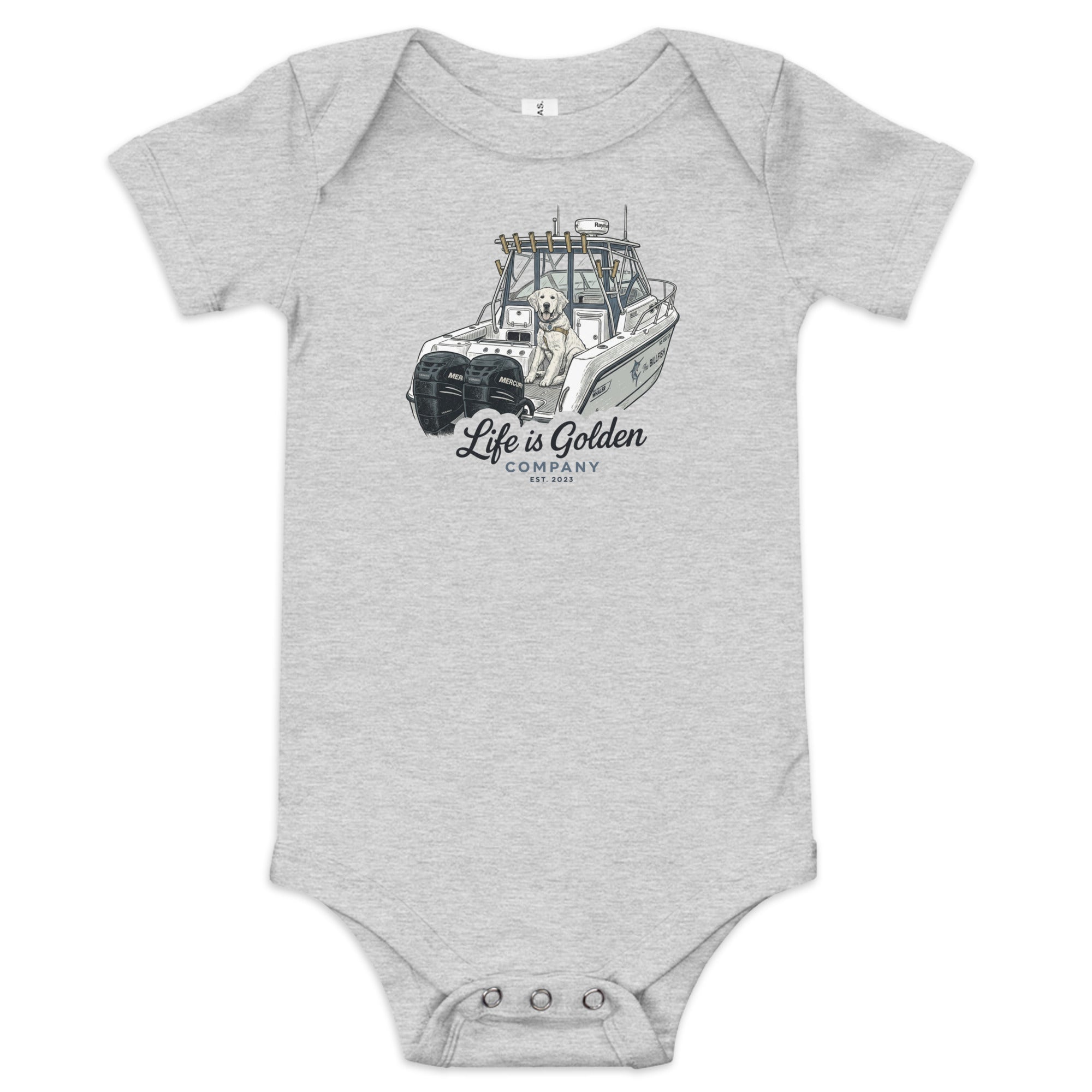 Boat Life Baby short sleeve onesie