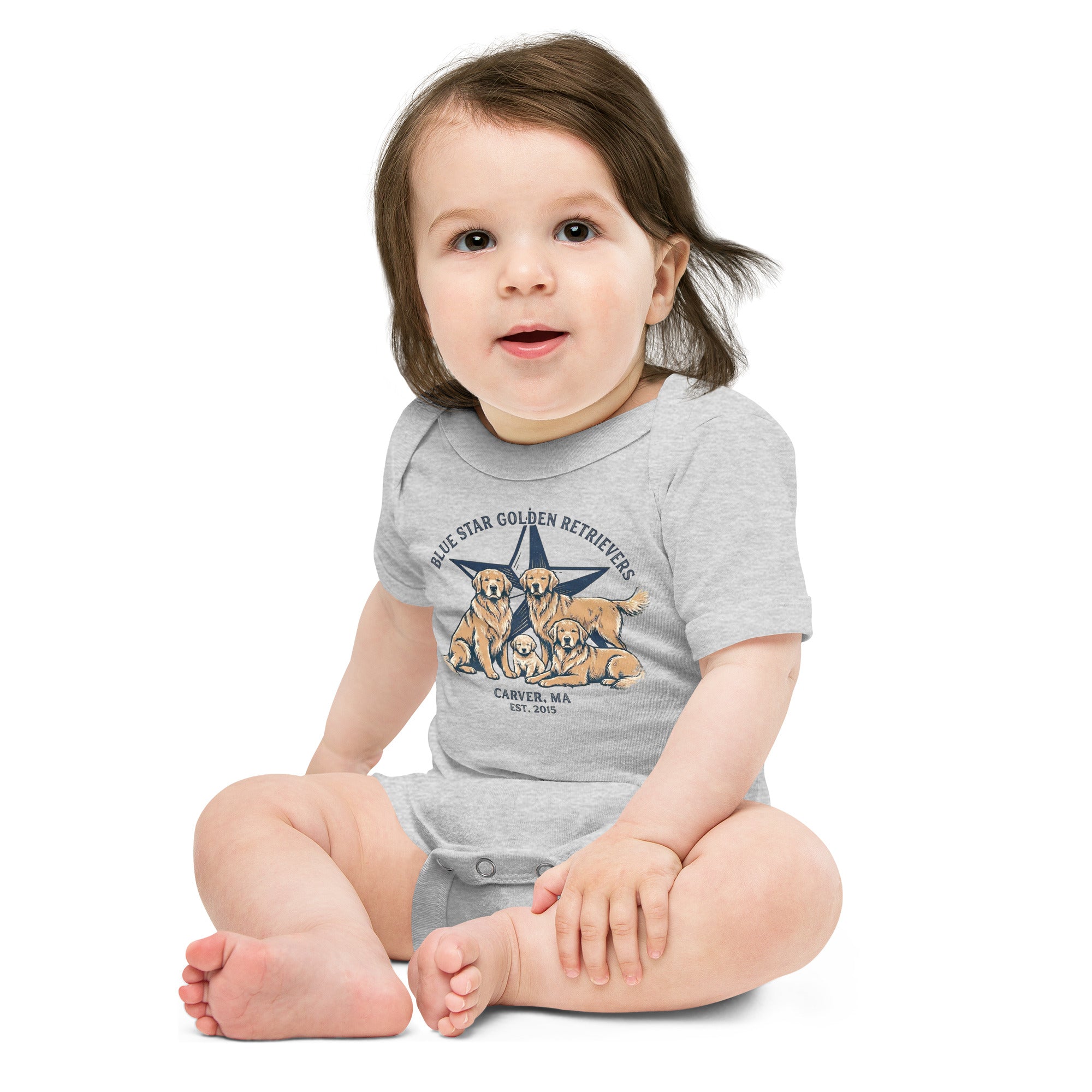 Blue Star Baby short sleeve onesie