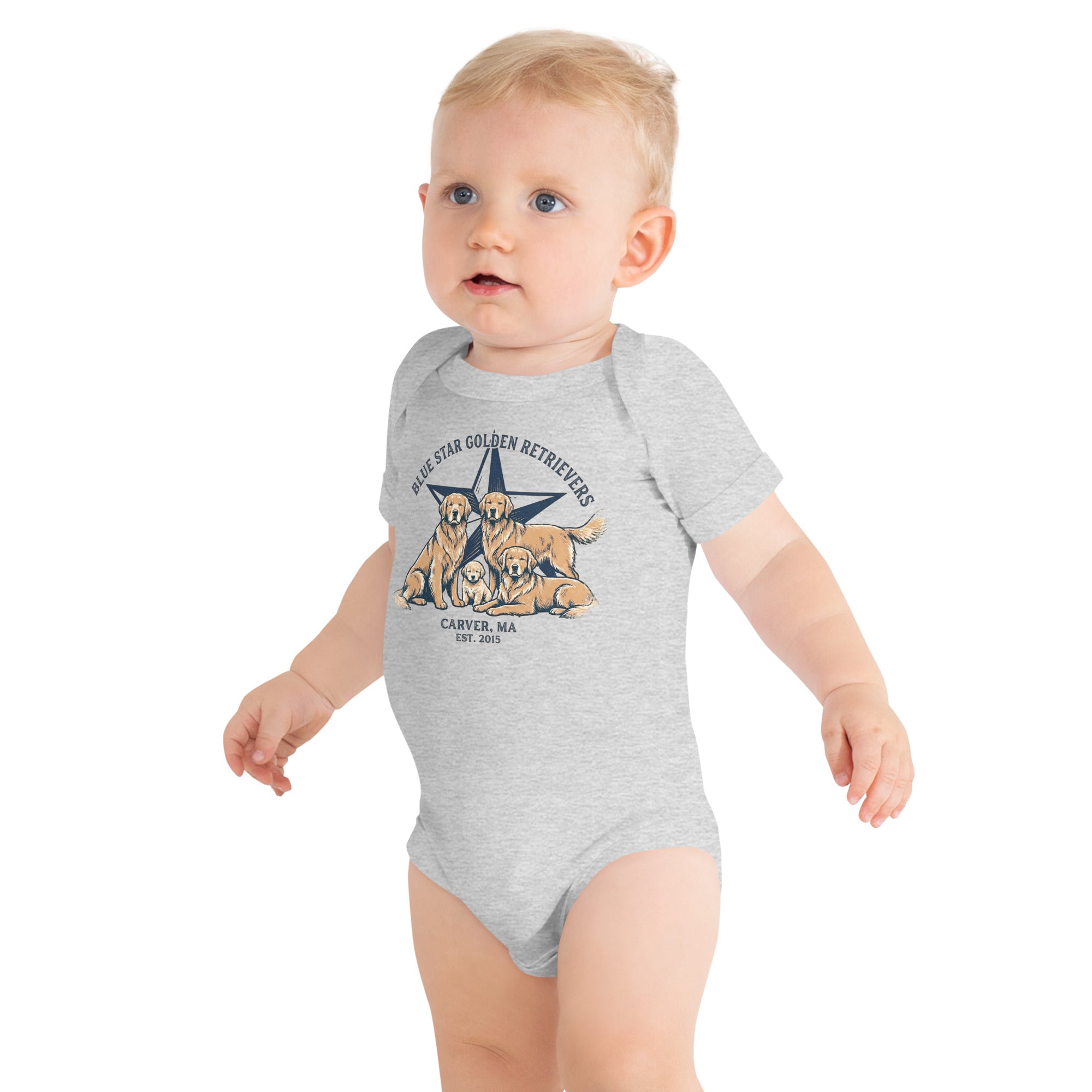 Blue Star Baby short sleeve onesie