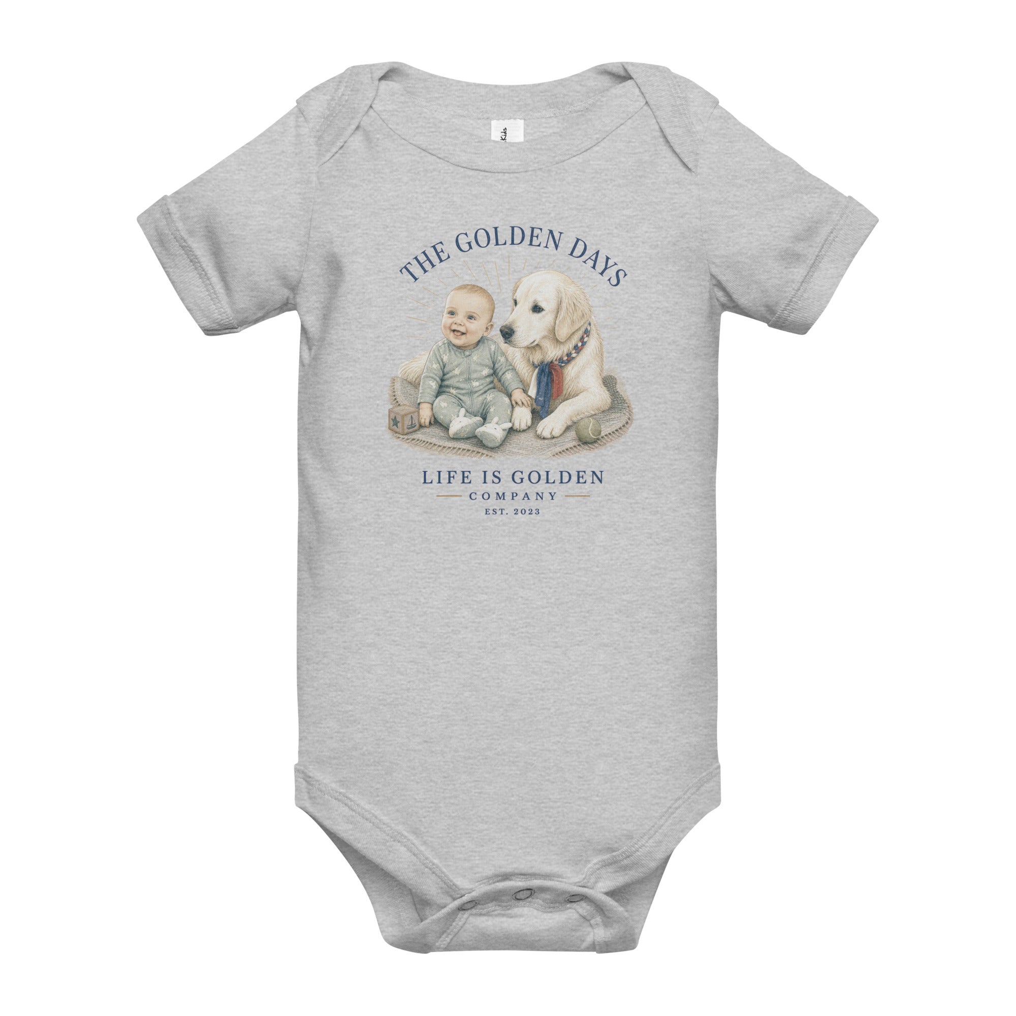 The Golden Days Baby short sleeve onesie