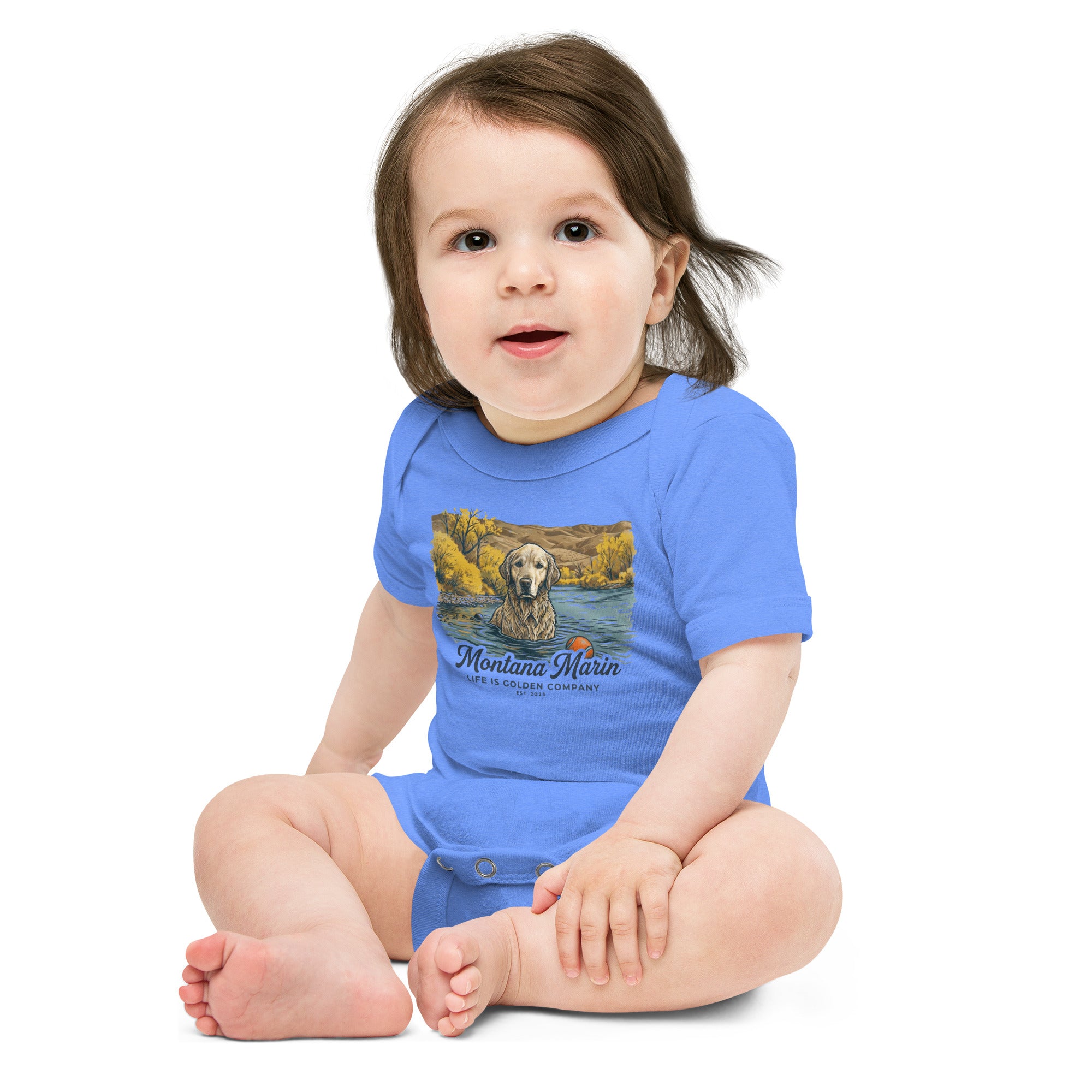Montana Marin Baby short sleeve onesie