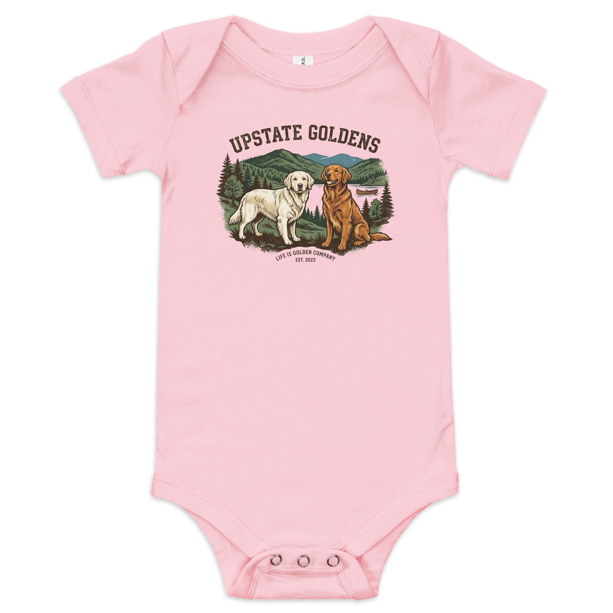 Upstate Goldens Baby Onesie