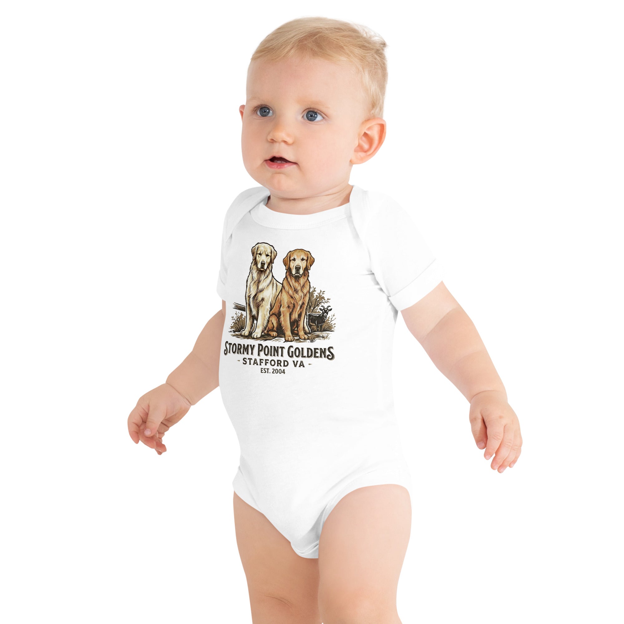Stormy Point Baby Onesie