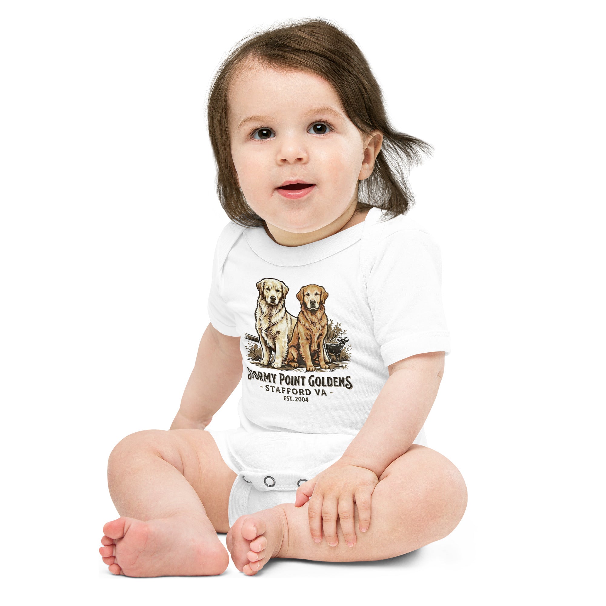 Stormy Point Baby Onesie