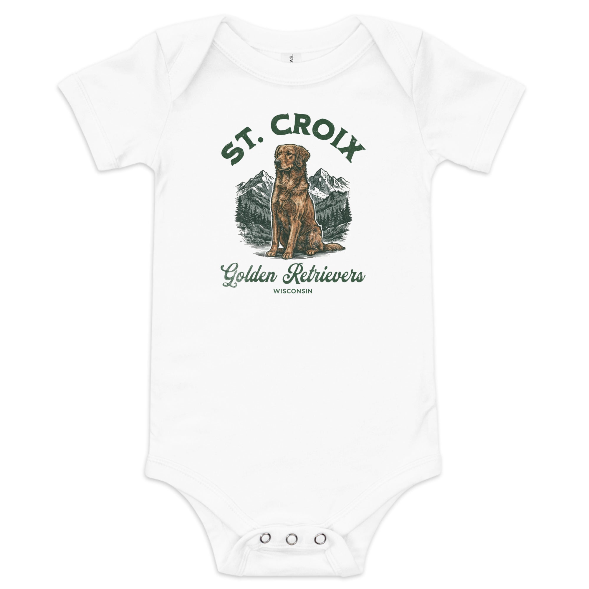 St. Croix Baby short sleeve Onesie