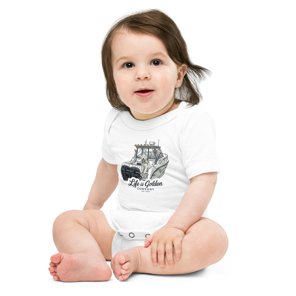 Boat Life Baby short sleeve onesie