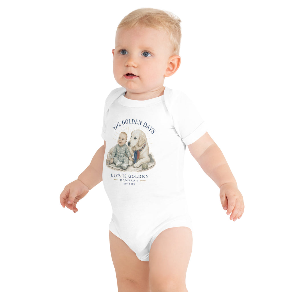 The Golden Days Baby short sleeve onesie
