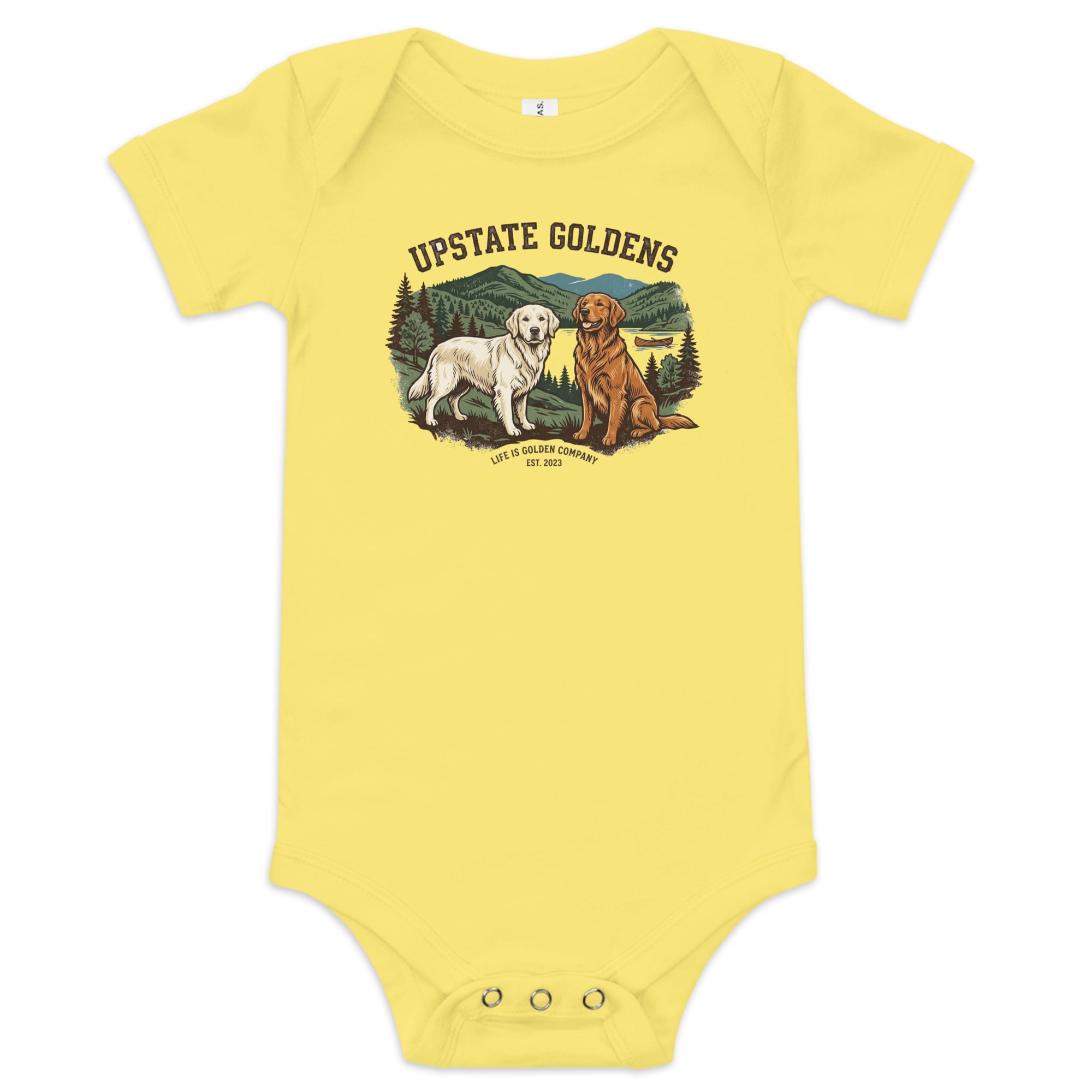 Upstate Goldens Baby Onesie