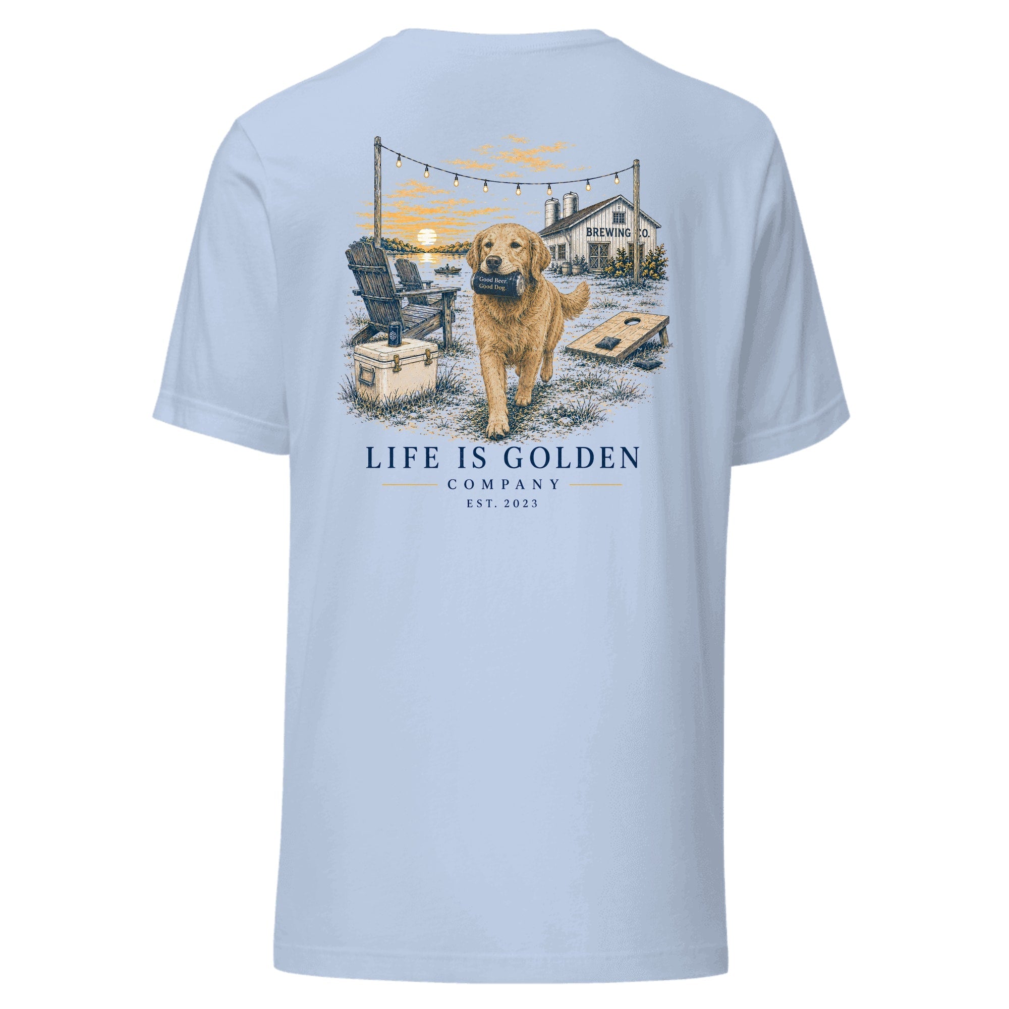 Brewmaster Tee — Baby Blue