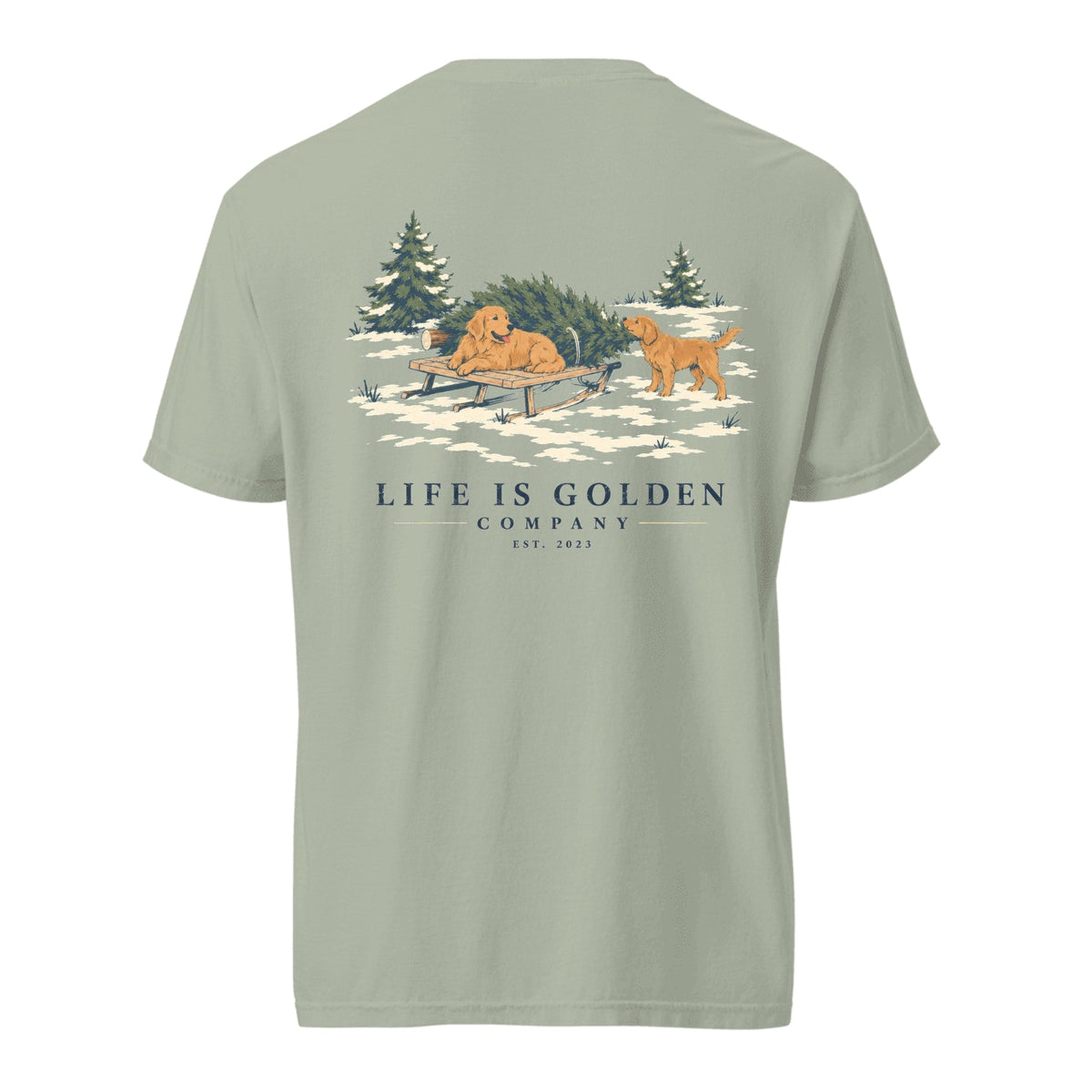 This Year's Tree Heavyweight Tee — Bay